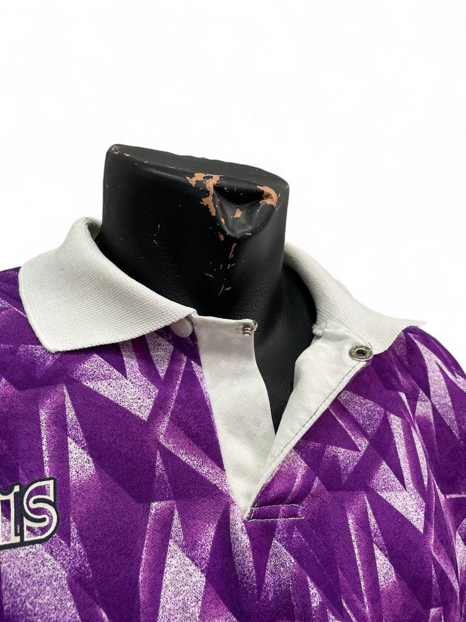 Erima Vintage purple soccer jersey geometric longsleeve pattern Size US L / EU 52-54 / 3 - 5 Thumbnail
