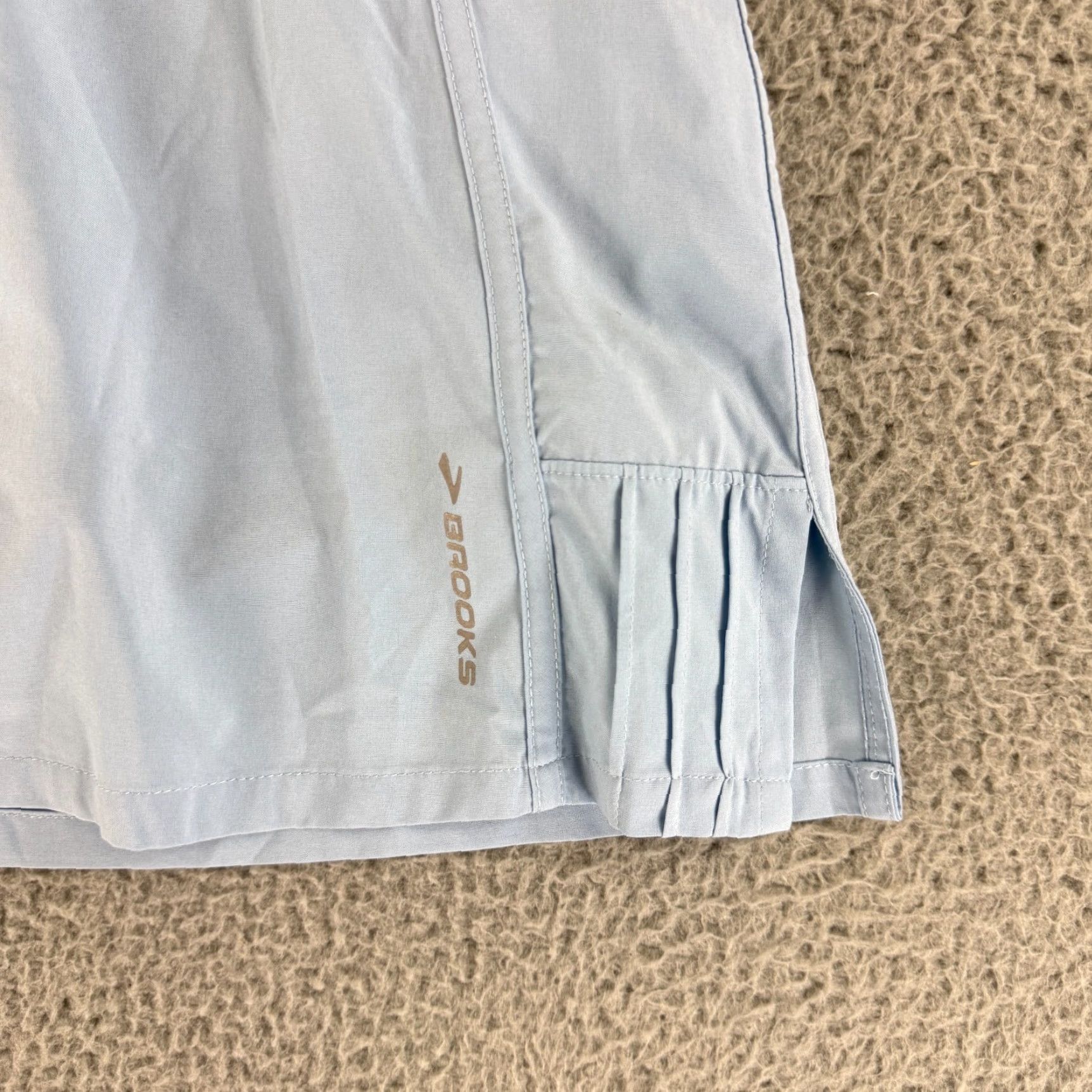 Brooks Brooks Skort Womens Medium Blue Built in Short Pull On Stretch Athletic Sporty Skort Floral Pattern Athletic All Seasons Women Size 32" / US 10 / IT 46 - 2 Thumbnail