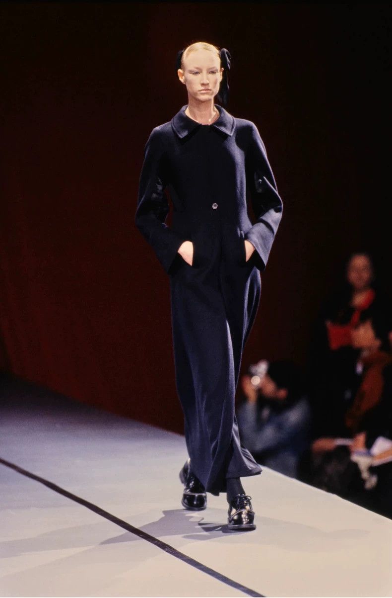 Yohji Yamamoto Yohji Yamamoto95AW Show Cut Raw Edge Coat 2503-Nextarrow Size US S / EU 44-46 / 1 - 2 Thumbnail