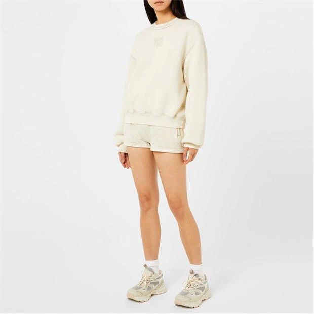 Alexander Wang o1g2r1mq0824 Terry Puff Paint Sweater in Cream Size XS / US 0-2 / IT 36-38 - 4 Thumbnail