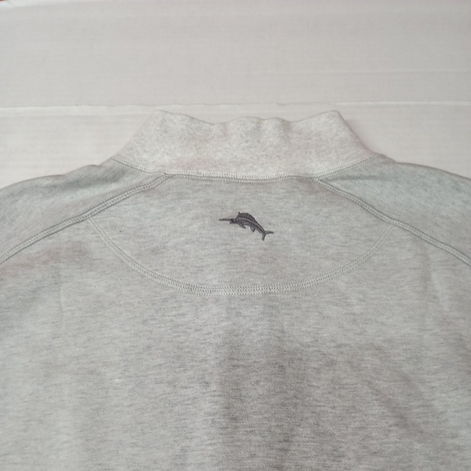 Tommy Bahama Tommy Bahama Reversible Gray Pullover 1/4 Zip Men's Size XL Size US XL / EU 56 / 4 - 8 Thumbnail