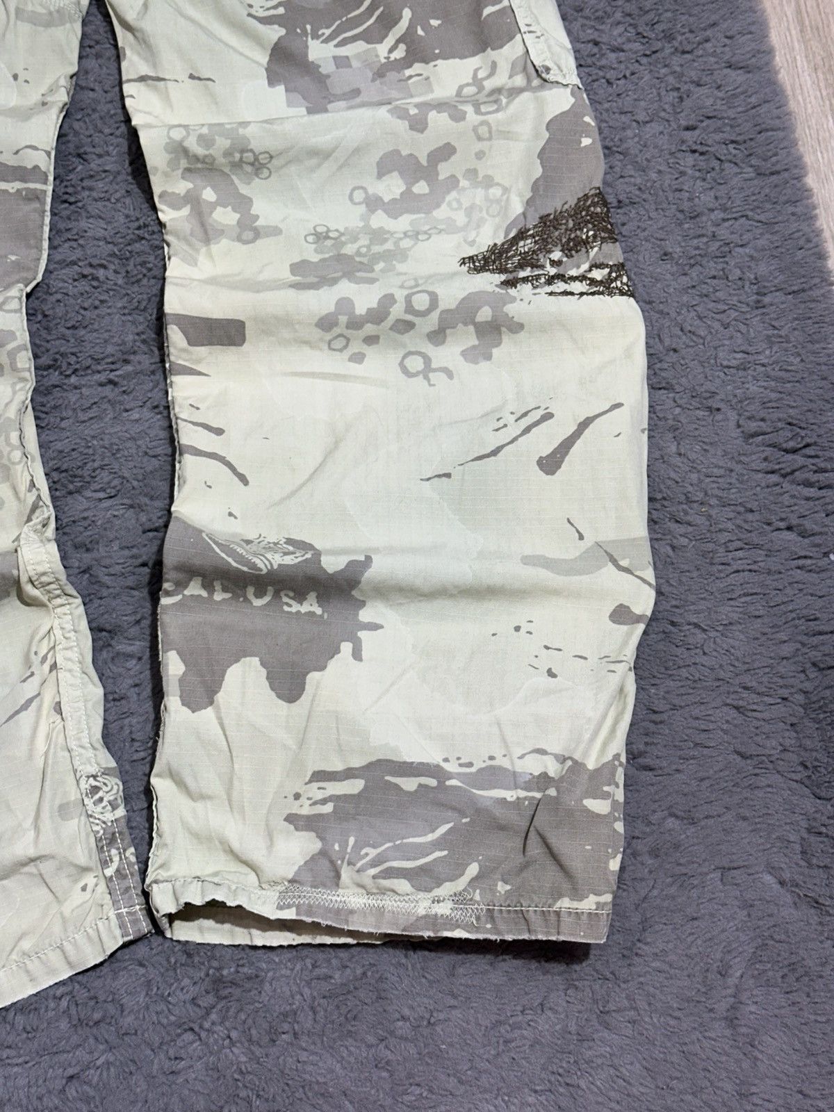 Z Brand Vintage Z-Brand "So Cal" Camo Cargo Pants Size US 34 / EU 50 - 9 Thumbnail