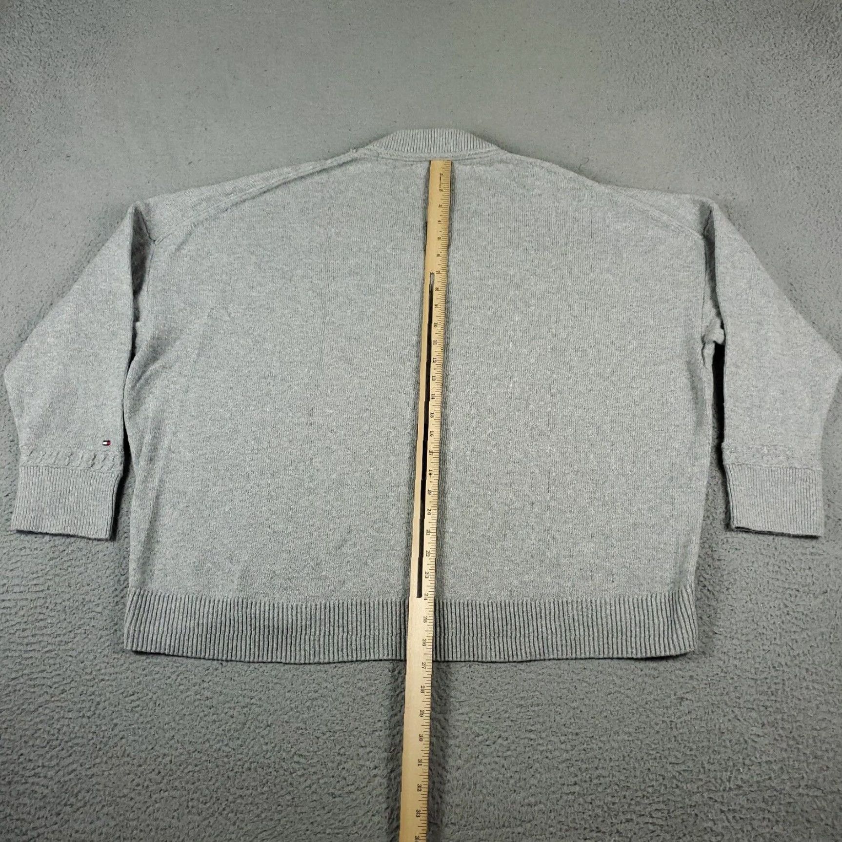 Tommy Hilfiger Tommy Hilfiger Mens Gray Pullover Sweater XL Cotton Crew Neck Size US XL / EU 56 / 4 - 6 Thumbnail