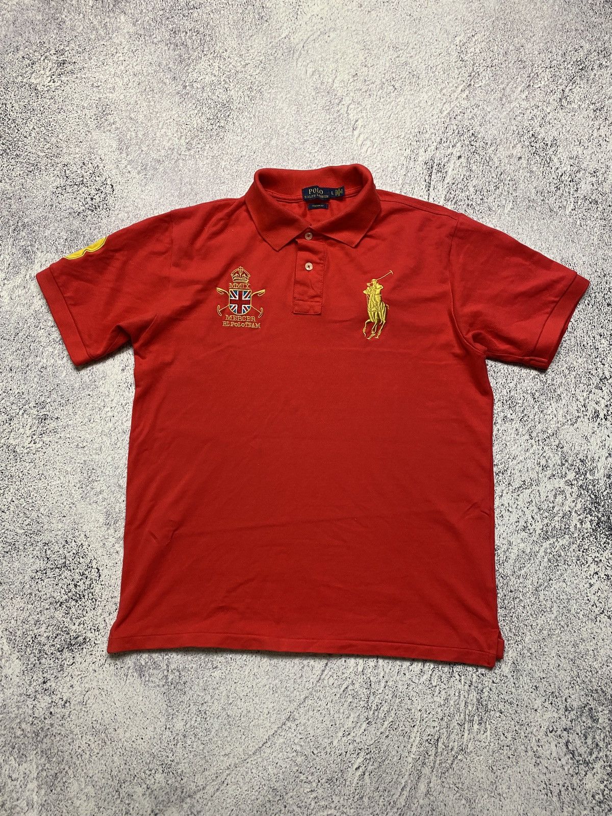 Polo Ralph Lauren Ralph Lauren Streetwear Polo Ralph Lauren 3 MERCER RL Polo Team Polo Shirt Size L Grailed