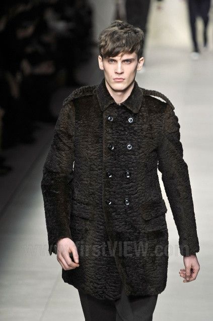 Burberry Prorsum F/W 2011 RUNWAY REX RABBIT FUR COAT Size US M / EU 48-50 / 2 - 1 Thumbnail