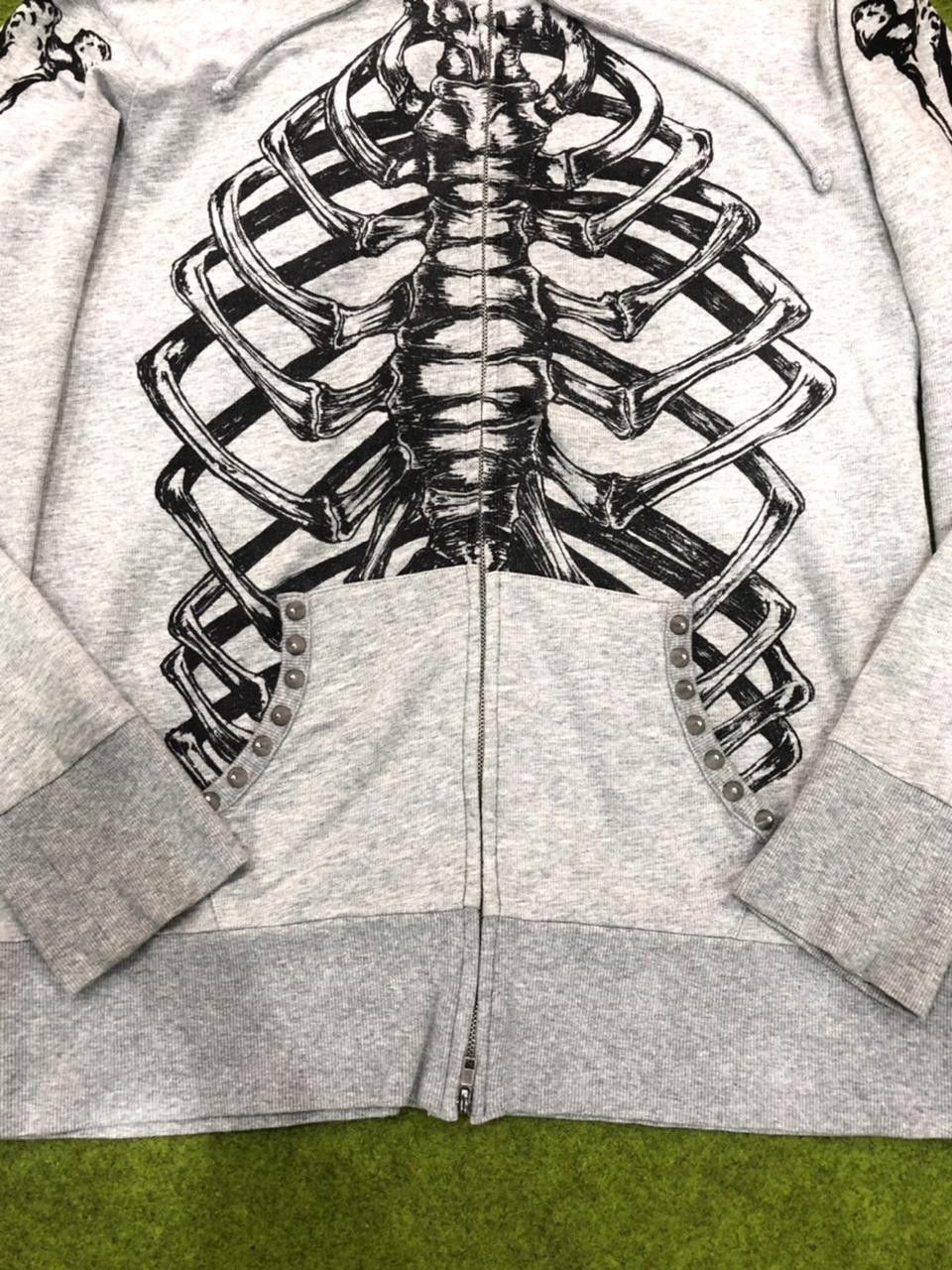 If Six Was Nine Glad News Skeleton Full Zip Hoodie Size US M / EU 48-50 / 2 - 4 Thumbnail