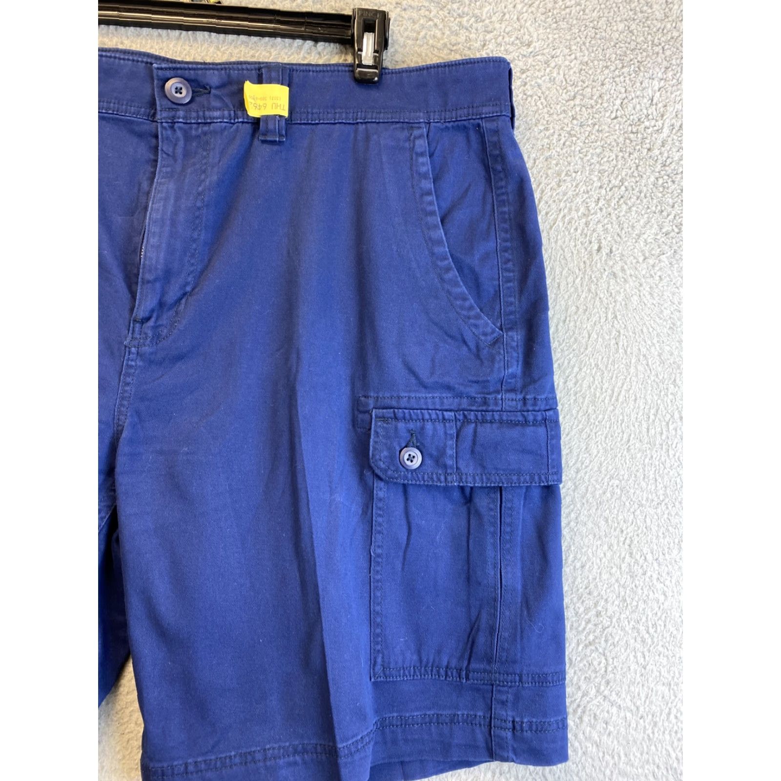 St. John St. Johns Bay Mens Cargo Shorts Size 42 Regular Fit Blue 10in Inseam Pockets Size US 42 / EU 58 - 2 Thumbnail