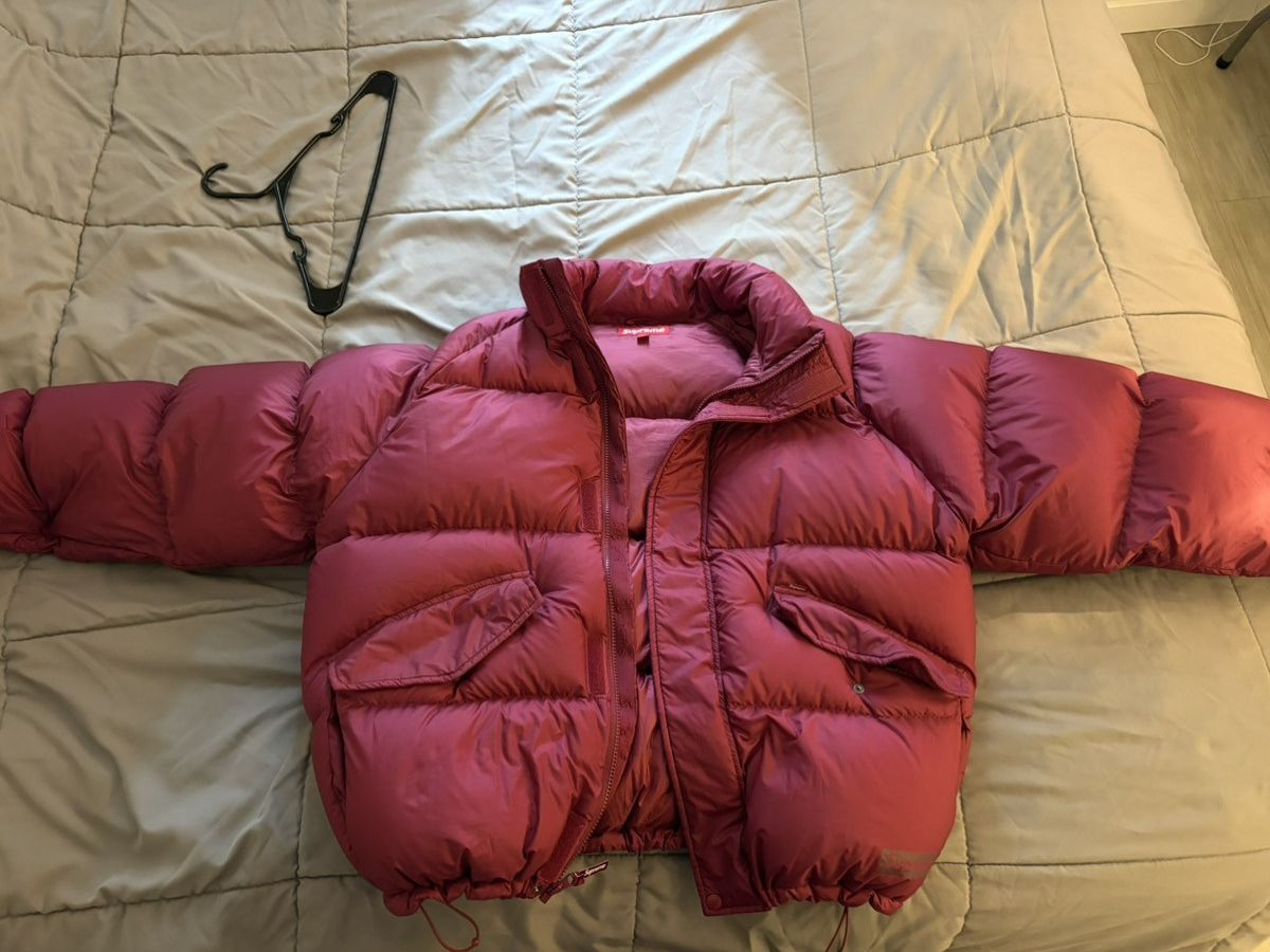 Supreme 700-Fill Down Lightweight Puffer Jacket - Magenta Size US XL / EU 56 / 4 - 3 Thumbnail