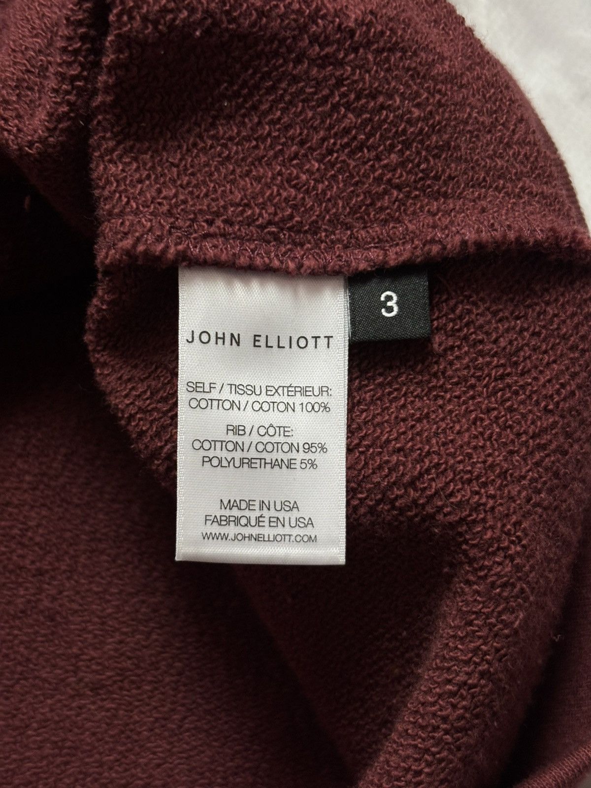 John Elliott John Elliott Beach Hoodie Circus Red Made in USA Size 3 L Size US L / EU 52-54 / 3 - 8 Thumbnail