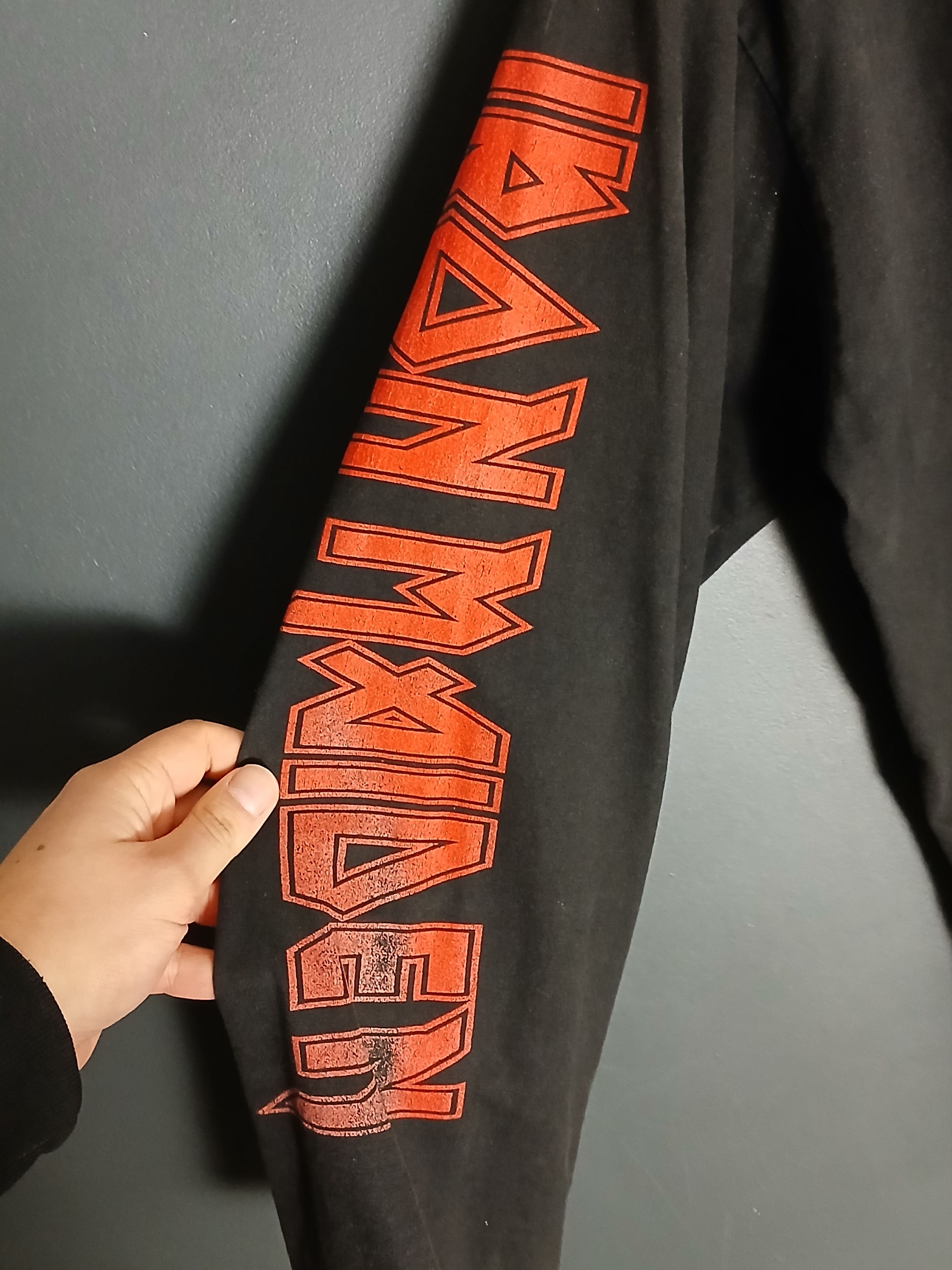 Band Tees Iron Maiden Long Sleeve T-Shirt Size US XL / EU 56 / 4 - 8 Thumbnail