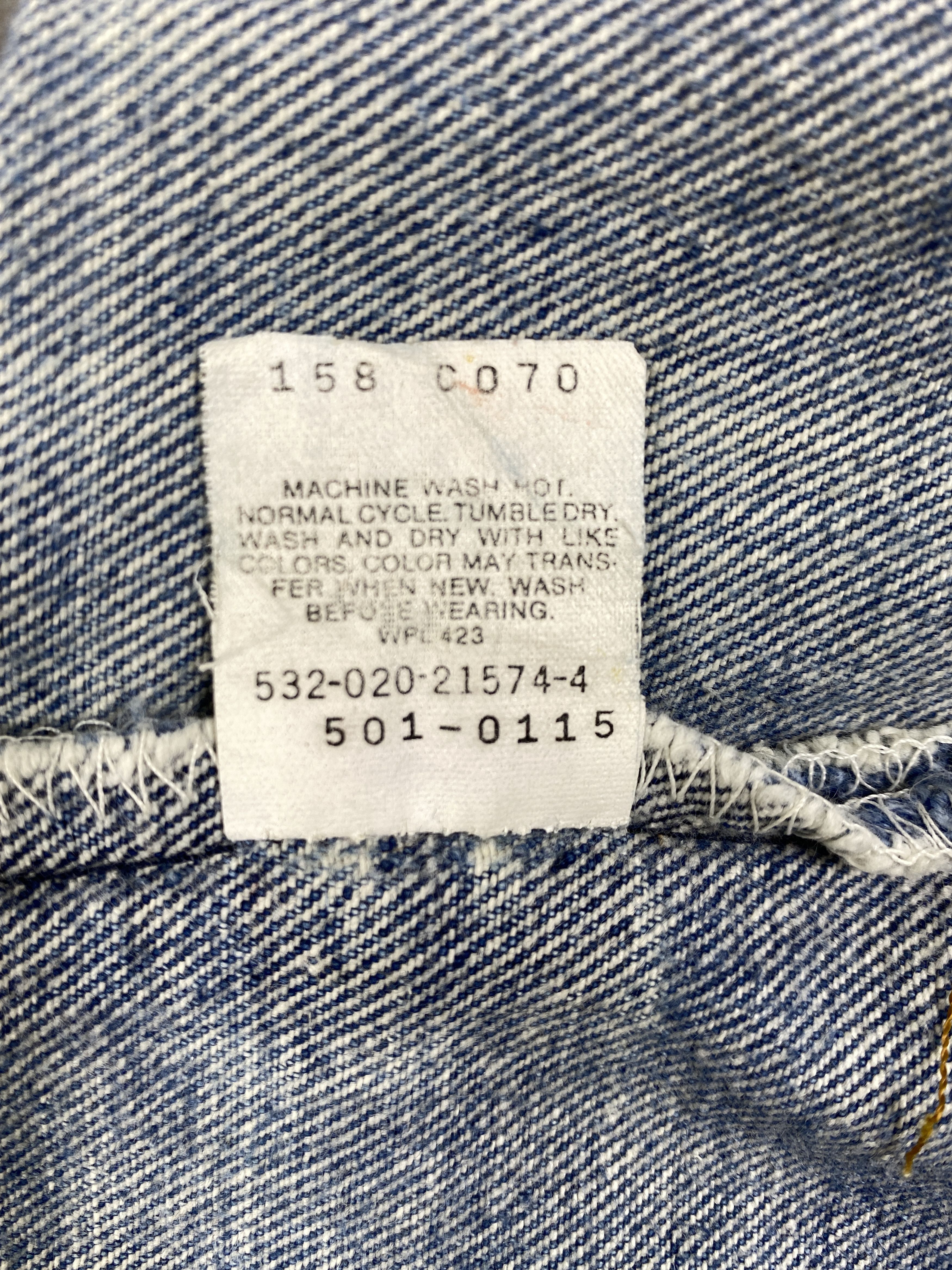 Japanese Brand Faded Blue Vintage Levis 501 Jeans 36x29 - JN3193 Size US 26 / EU 42 - 10 Thumbnail