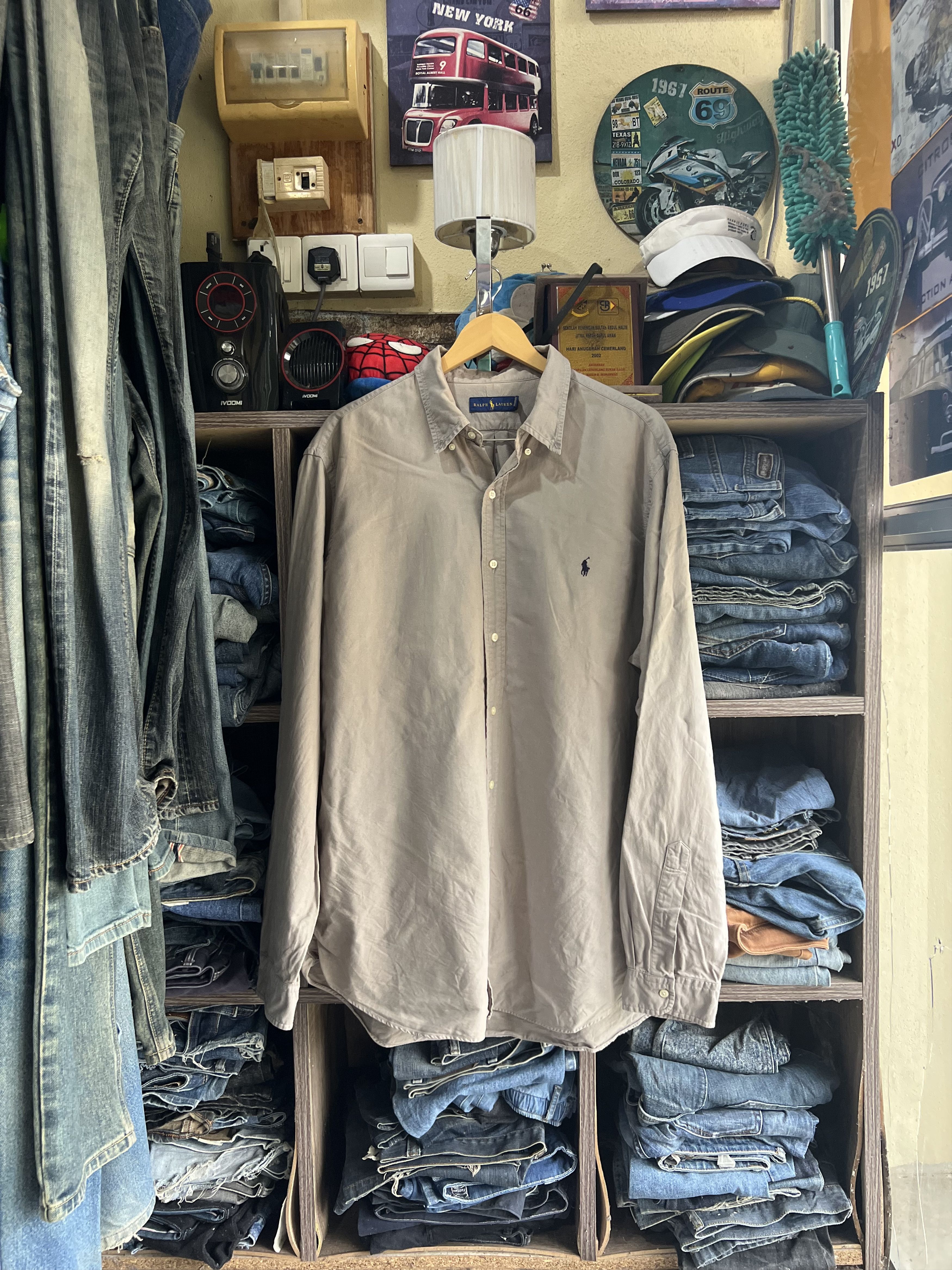 Polo Ralph Lauren 🔥Vintage Polo Ralph Lauren Long Sleeves Shirt Size US XXL / EU 58 / 5 - 17 Thumbnail