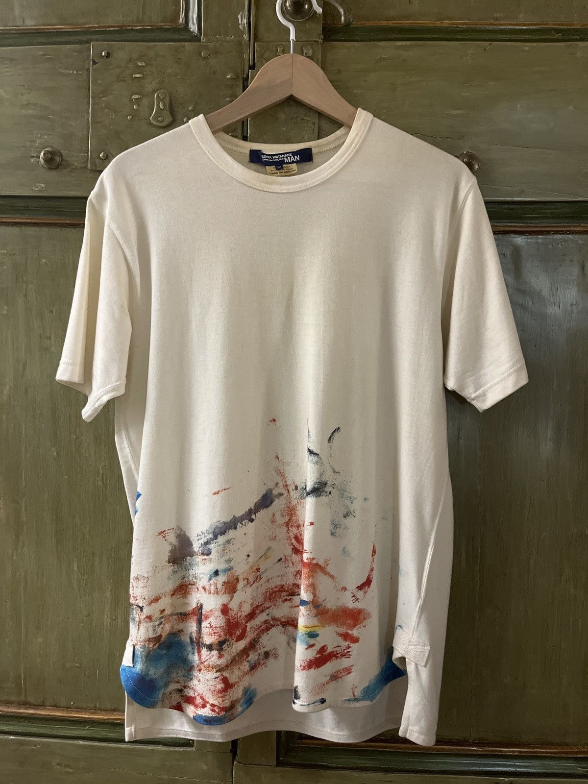 Comme des Garcons × Junya Watanabe Junya Watanabe Comme Des Garcons paint tee Size US M / EU 48-50 / 2 - 1 Thumbnail