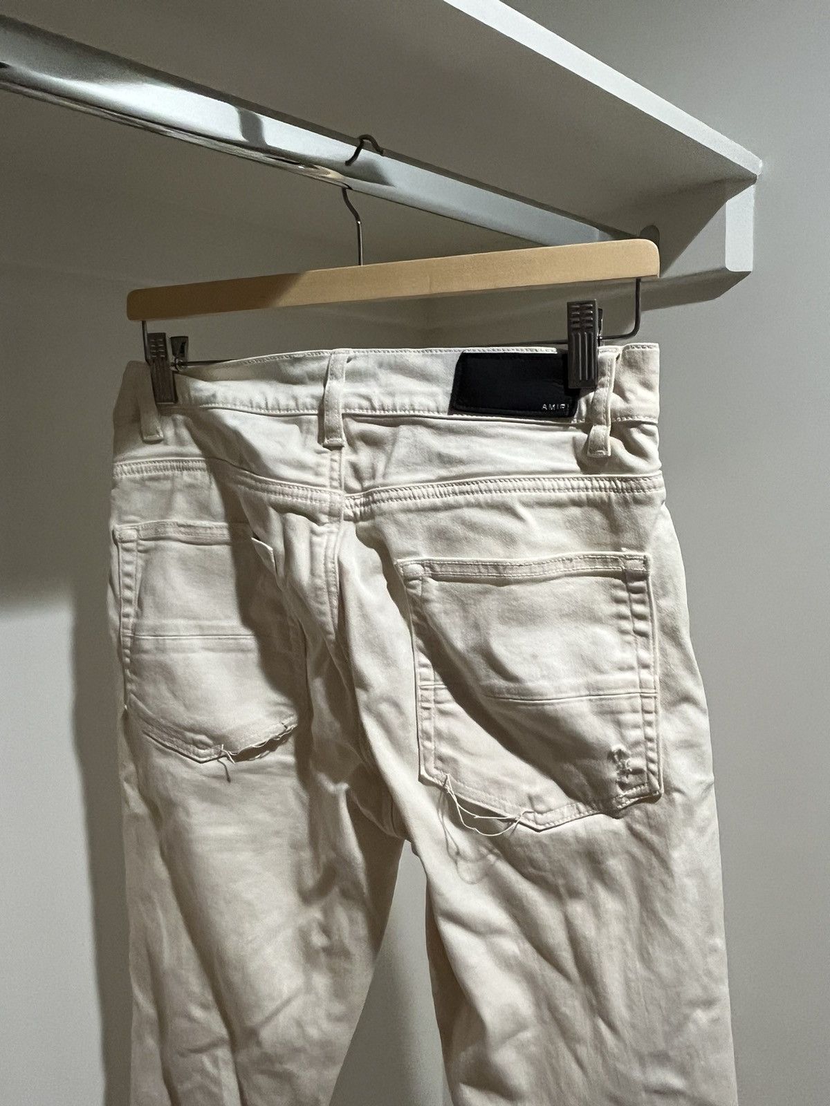 Amiri Amiri Denim jeans off white Size US 29 - 4 Thumbnail
