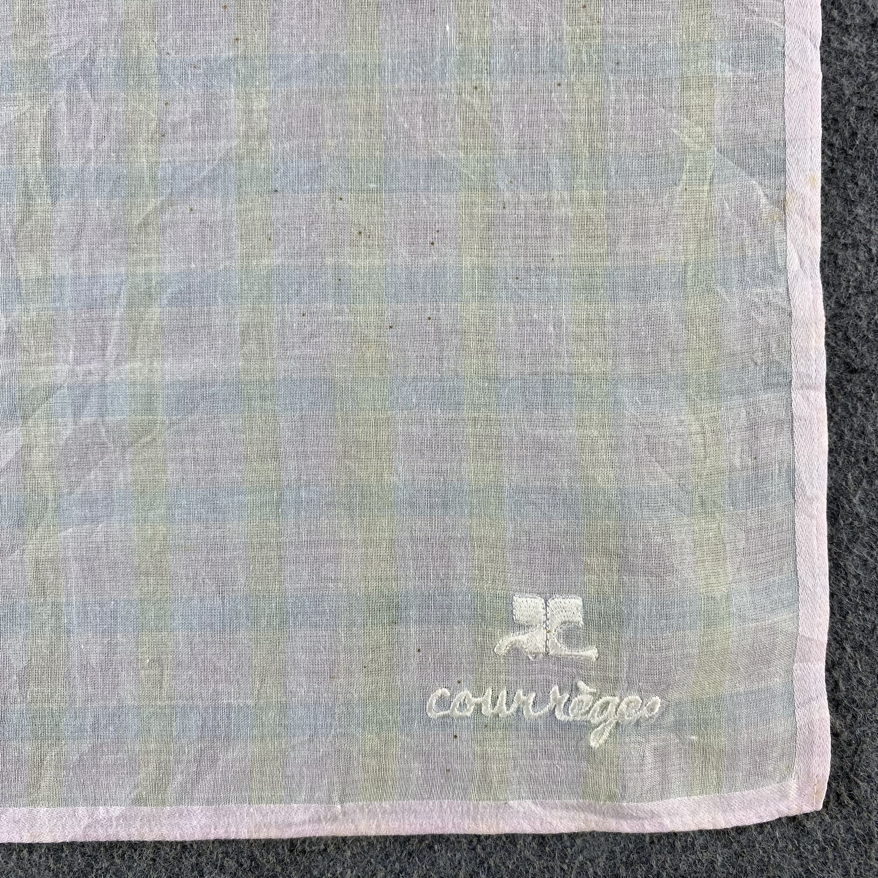 Courreges Courreges Handkerchief/Neckerchief/Bandana HC861 Size ONE SIZE - 3 Thumbnail