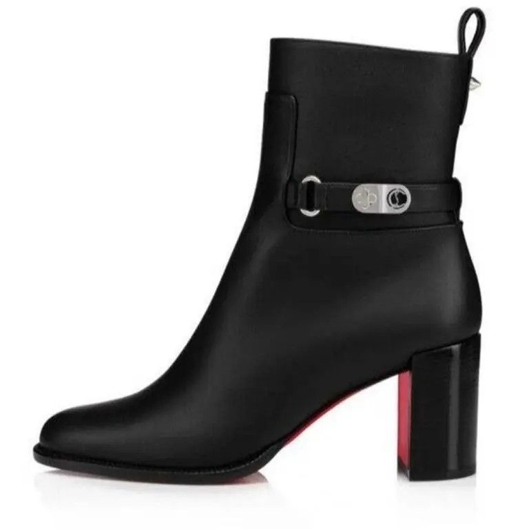 Christian Louboutin o1s1wg110924 Lock Booty in Black Size US 6 / IT 36 - 3 Thumbnail