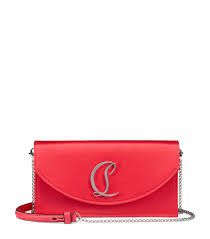 Christian Louboutin o1s1wg111124 Size: OS/ Loubi54 Crepe Clutch in Red Size ONE SIZE - 1 Preview