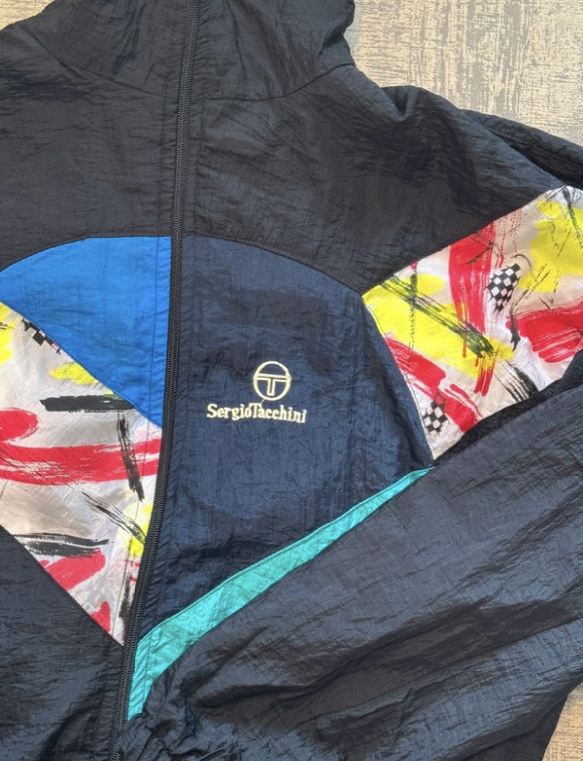Sergio Tacchini × Vintage ❤️ Steals ❤️ Sergio Tacchini Light Jacket Size US L / EU 52-54 / 3 - 3 Thumbnail