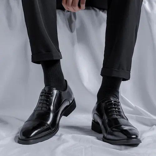 Other Stylish Black Dress Shoes for Men Size US 10 / EU 43 - 3 Thumbnail