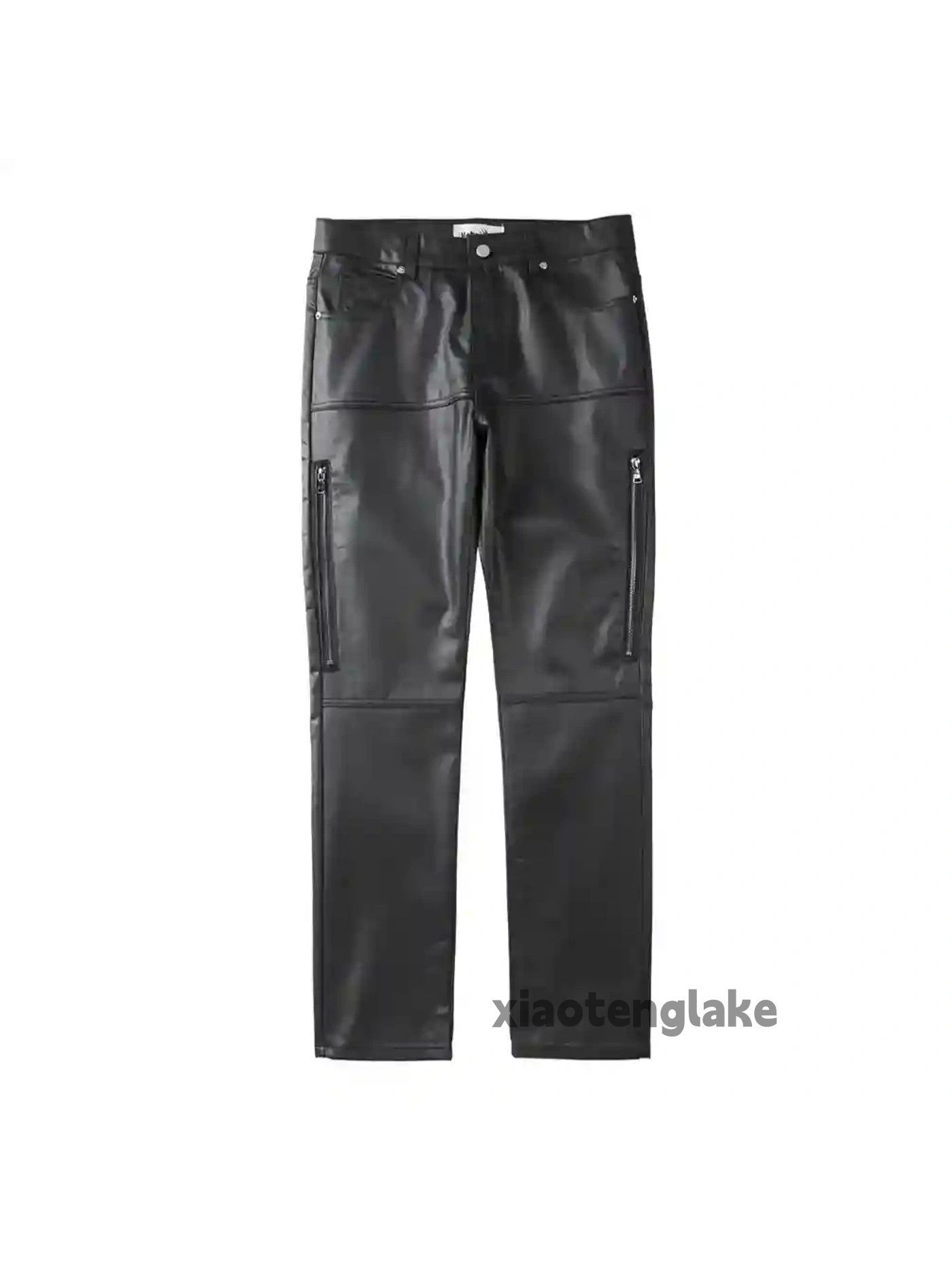 Designer × Jean × Vintage wax zipper patchwork utility skate hiphop punk jeans Size US 30 / EU 46 - 2 Thumbnail