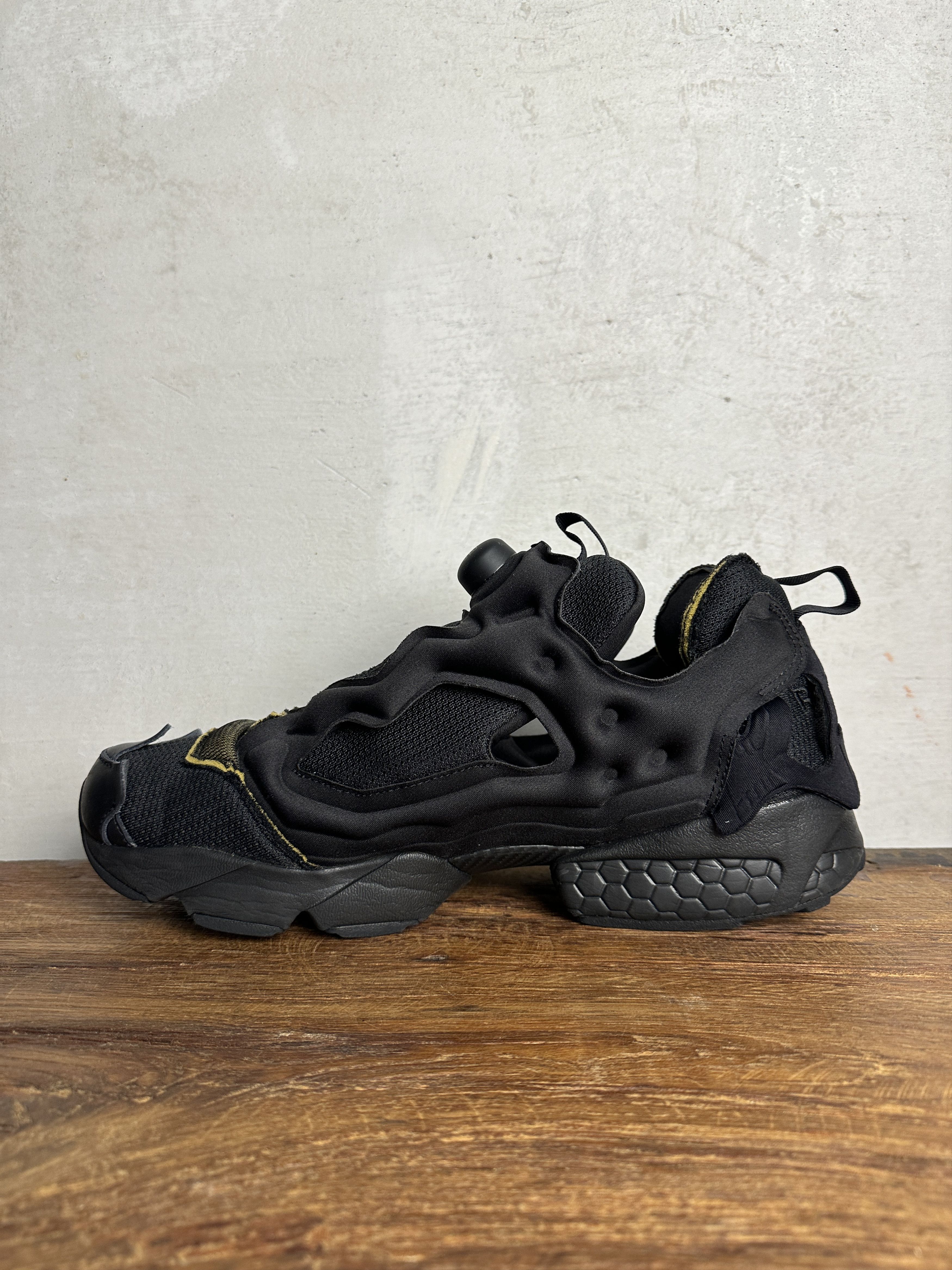 Maison Margiela × Reebok REEBOK MAISON MARGIELA INSTAPUMP FURY MEMORY OF SHOES BLACK Size US 11.5 / EU 44-45 - 4 Thumbnail
