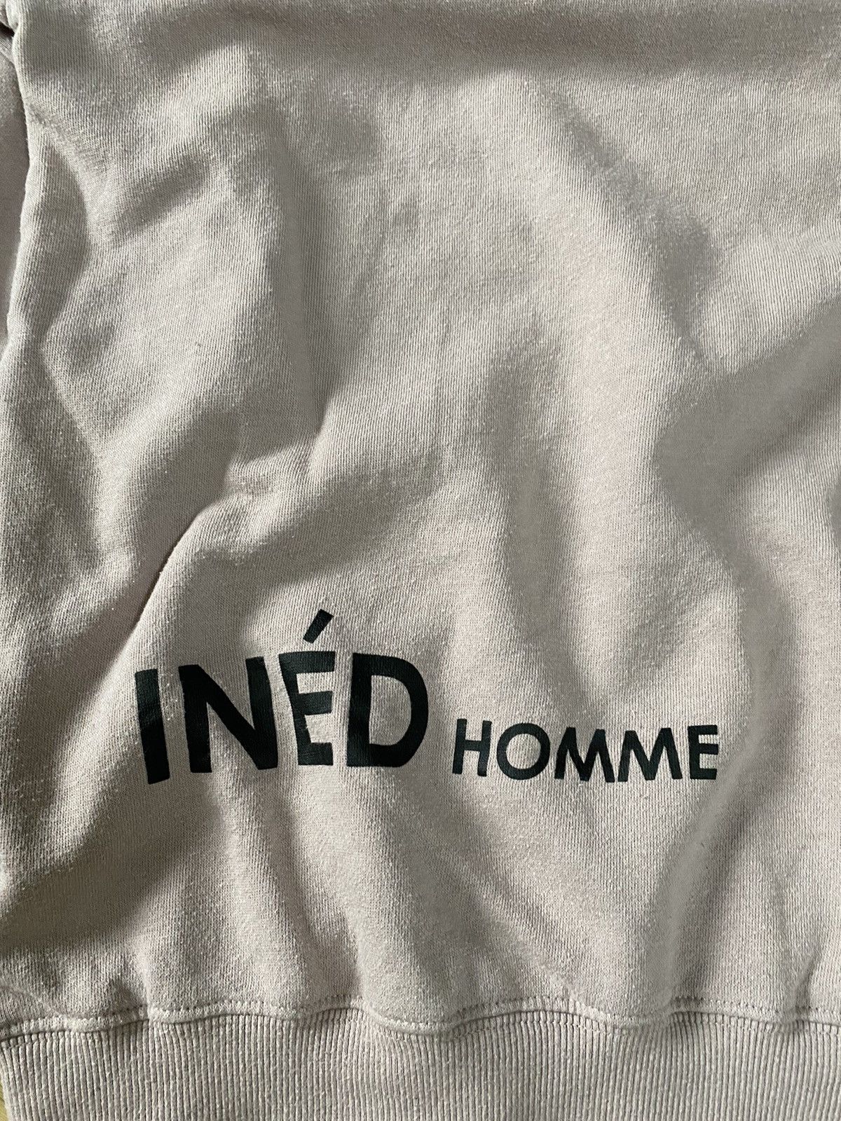 Designer × Japanese Brand Ined Homme by Issey Miyake Crewneck Back Hit Back Print Size US L / EU 52-54 / 3 - 6 Thumbnail