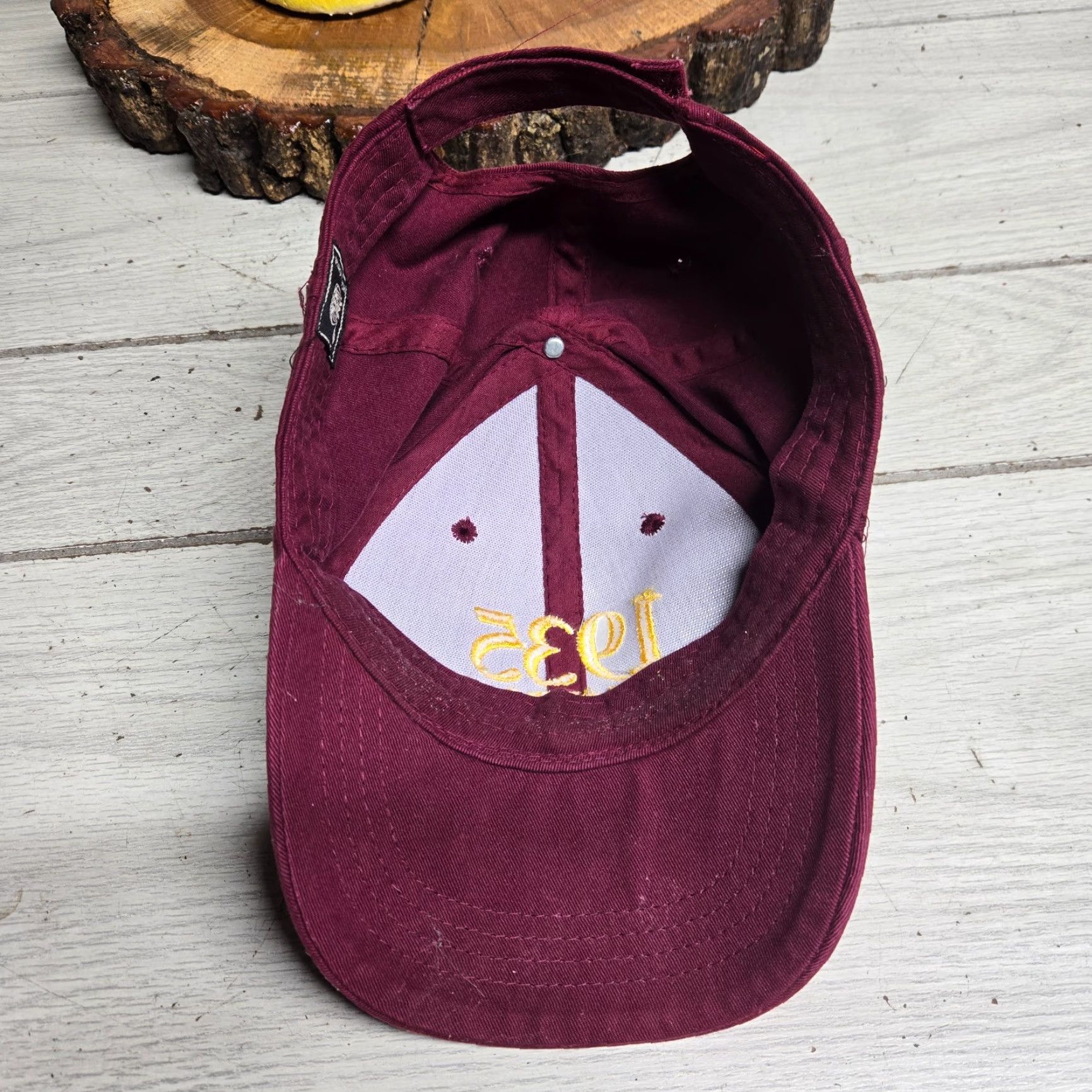 Vintage VINTAGE 1935 Model Hat Baseball Cap Born In 1935 Grandpa Dad Birthday Gift Otto Men One Size Red Hat 1935 Theme Birthday Mens Size ONE SIZE - 5 Thumbnail