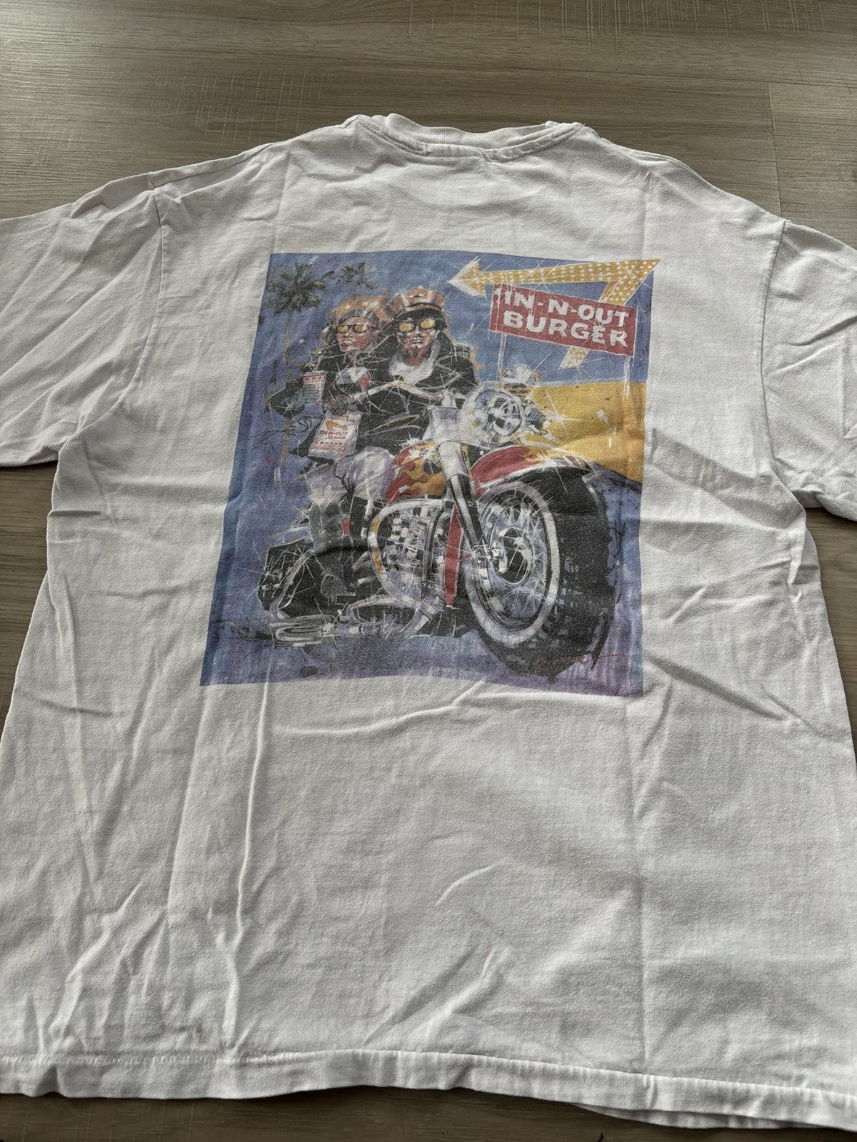 Vintage Vintage In-N-Out Burger Graphic White Tee Size Large Size US L / EU 52-54 / 3 - 1 Thumbnail