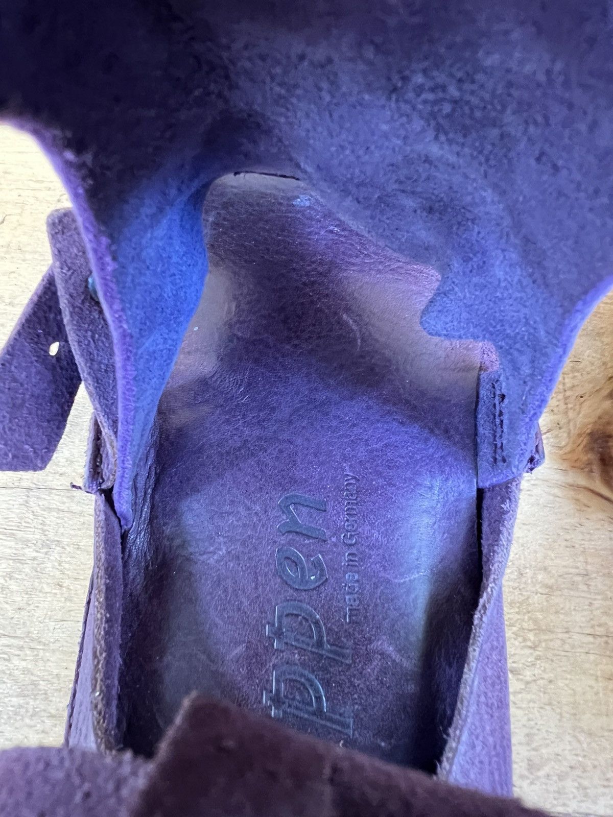 Trippen Trippen wedge sandal Purple Leather Shoes Size EU 40/ US 9 Size US 10 / IT 40 - 13 Thumbnail