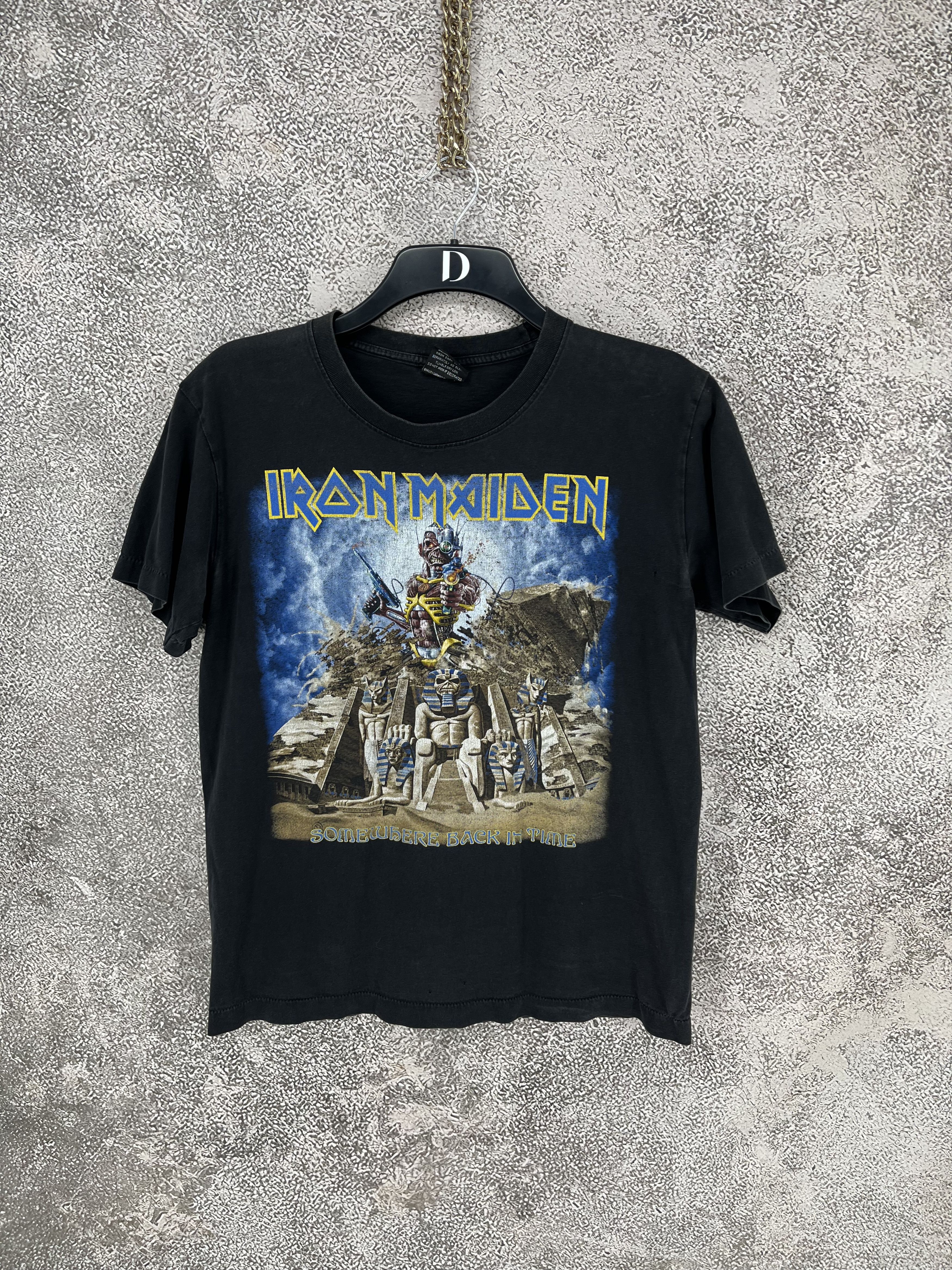 Iron Maiden Vintage Iron Maiden Double Sided Tee Vtg 90s Travis Size US M / EU 48-50 / 2 - 1 Thumbnail