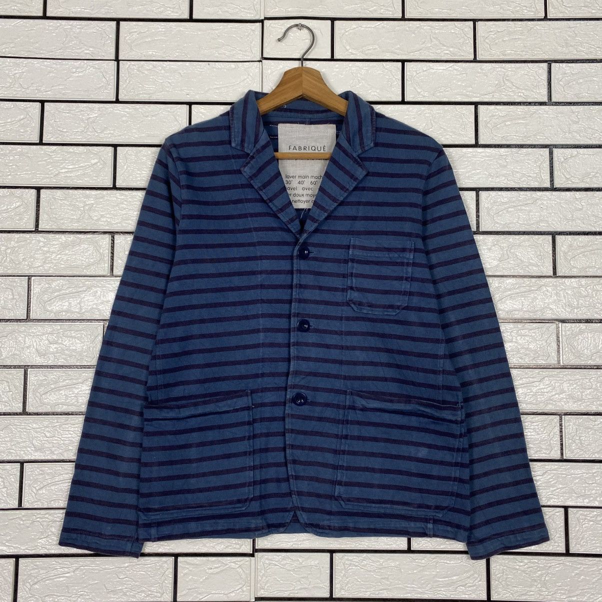 Issey Miyake 📌Hickory Striped Design Jacket Fabrique Button Size US XXS / EU 40 - 2 Thumbnail