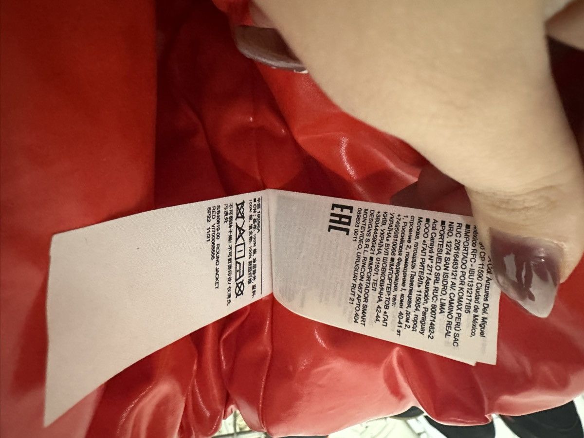Yeezy Yeezy X Gap Red Leather Puffer Jacket Size US M / EU 48-50 / 2 - 8 Thumbnail