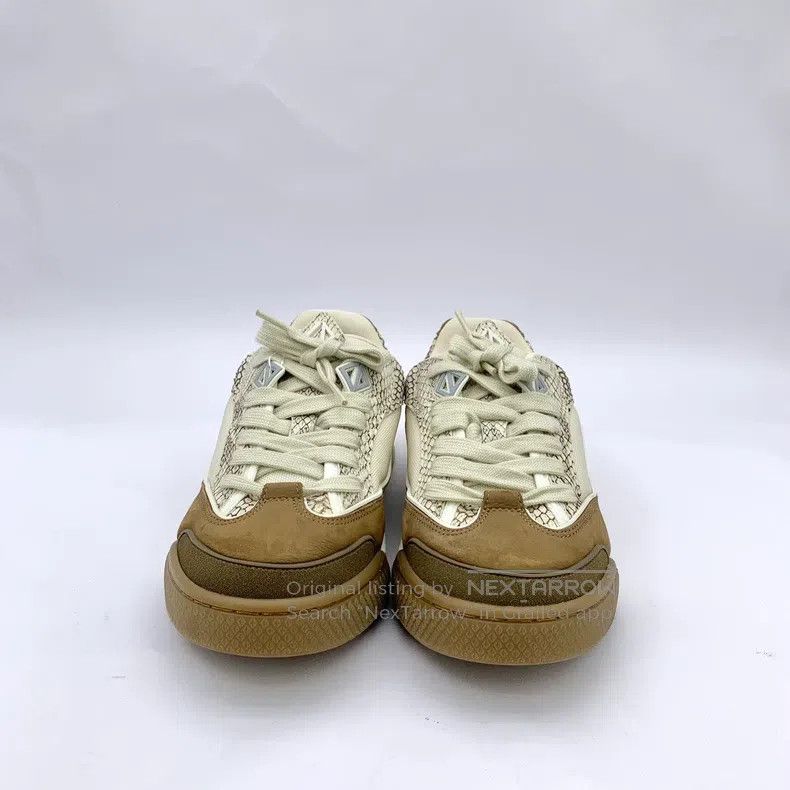Dior Dior Colour-blocked snake pattern lacing casual board shoe Size US 11 / EU 44 - 3 Thumbnail