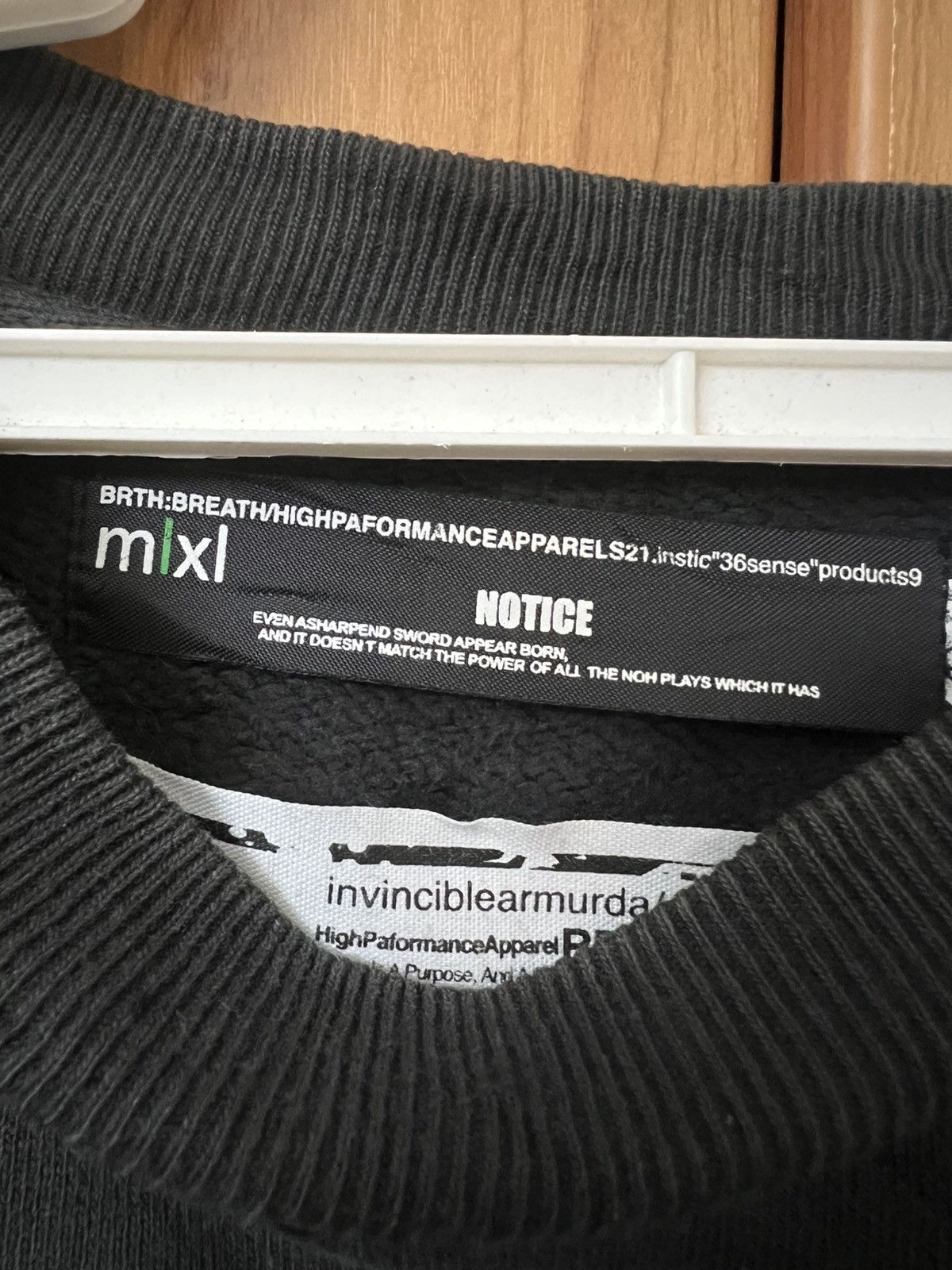 Number (N)ine Vtg number nine x invinciblearmurda x brth:breath sweatshirt Size US L / EU 52-54 / 3 - 12 Thumbnail