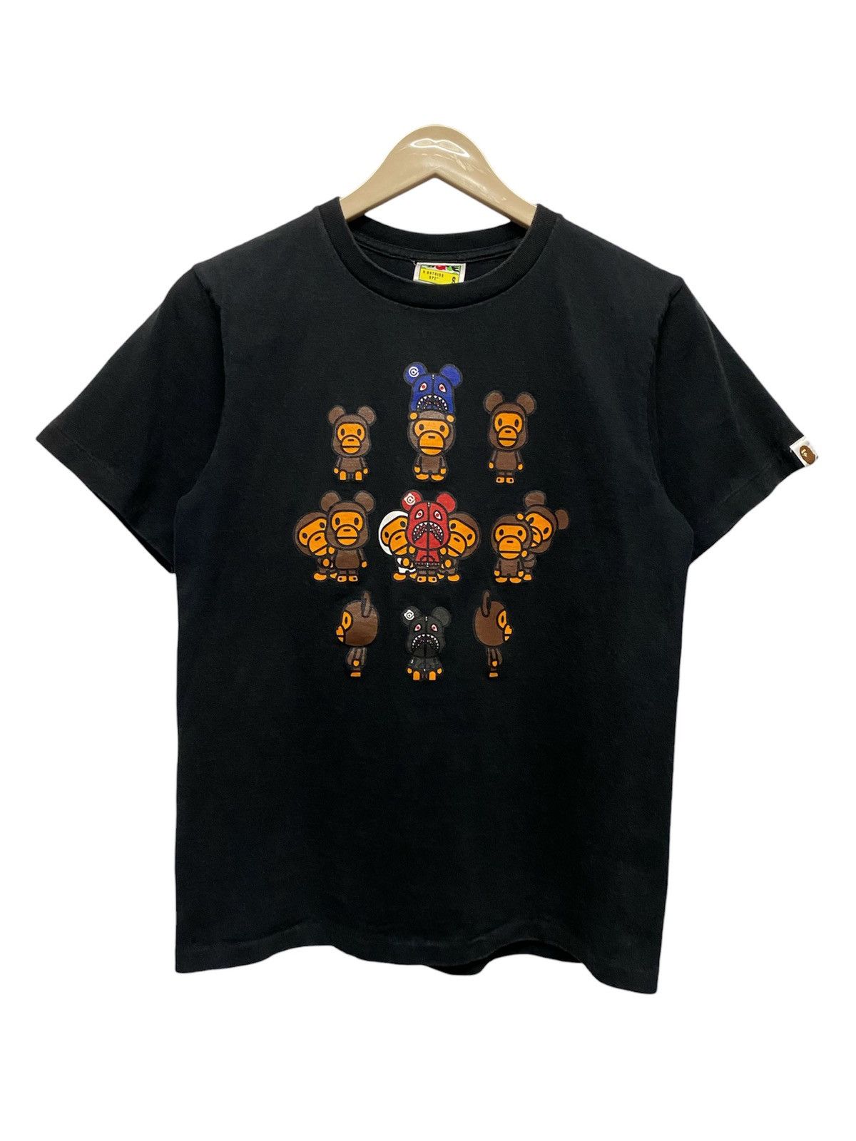 Bape Bape Bearbrick Medicom Baby Milo Shark T-Shirt | Grailed