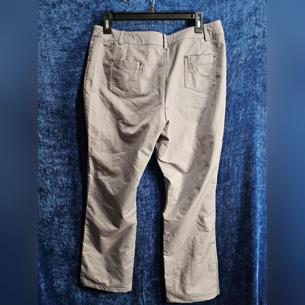 SONGZIO Songzio Lined Crop Golf Silver Pants Large Size 27" / US 4 / IT 40 - 8 Thumbnail
