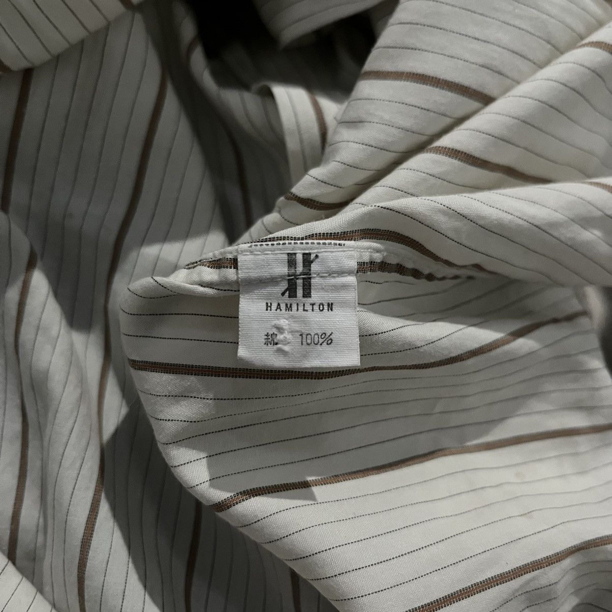 Issey Miyake Issey Miyake Hidden Pocket Stripe Shirt Size US L / EU 52-54 / 3 - 7 Thumbnail