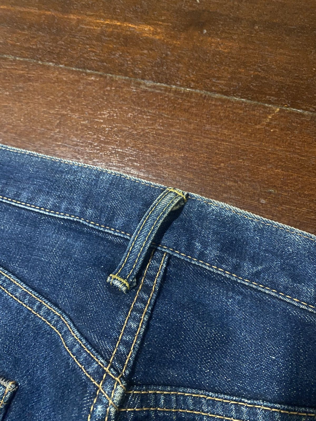 Kapital Vintage Edwin 505 Selvedge fly Button mud wash Denim Jeans Size US 35 - 12 Thumbnail