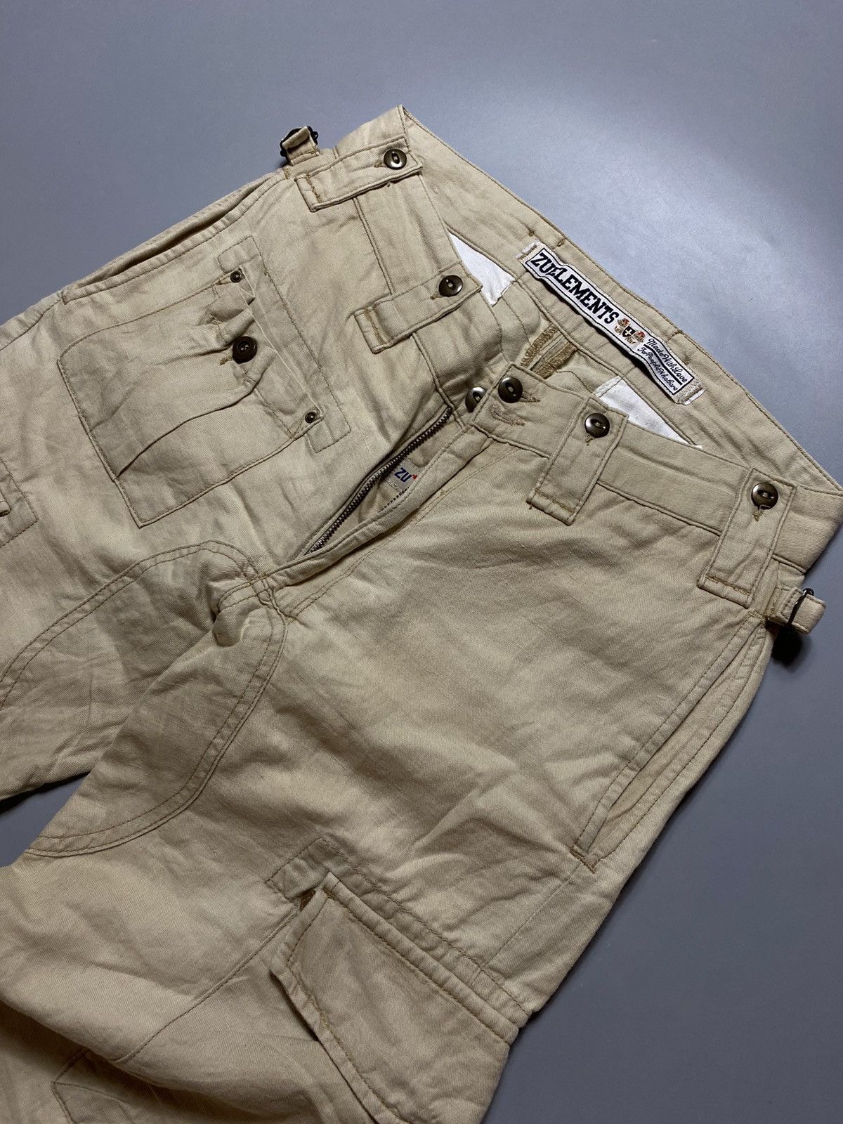 Japanese Brand × Vintage Zuelements multi pocket cargo pants Size US 29 - 4 Thumbnail