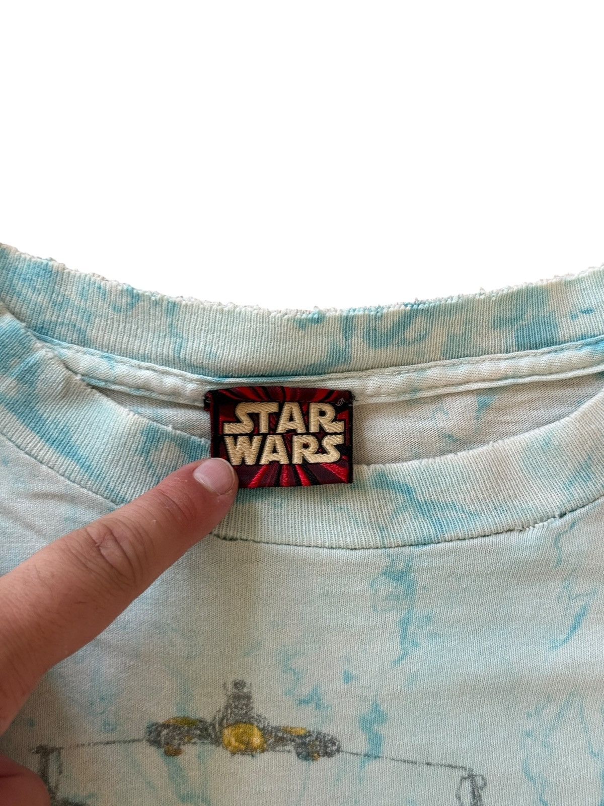 Star Wars *RARE* 90s STAR WARS TIE DYED ANAKIN SKYWALKER RACER POD Size US L / EU 52-54 / 3 - 6 Thumbnail
