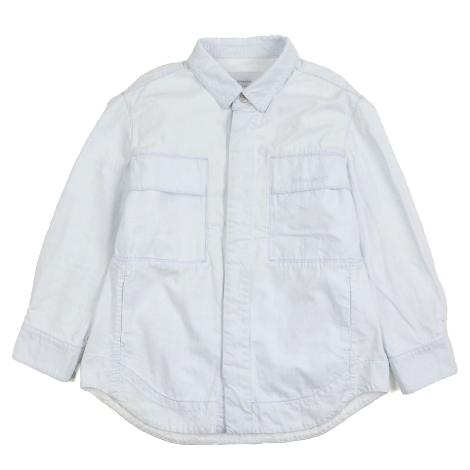 Other Other OVERCOAT Denim Jacket Cotton Jacket Cotton Outerwear S24T06-FLBL DUTY FREE for USA Size ONE SIZE - 1 Thumbnail