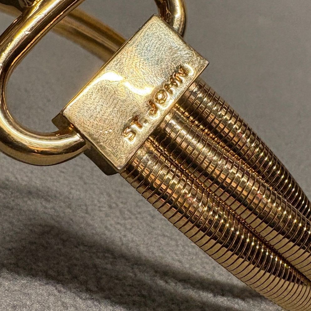 St. John St. John Gold Tone Triple Strand Chain Statement Belt Clasp Size ONE SIZE - 6 Thumbnail