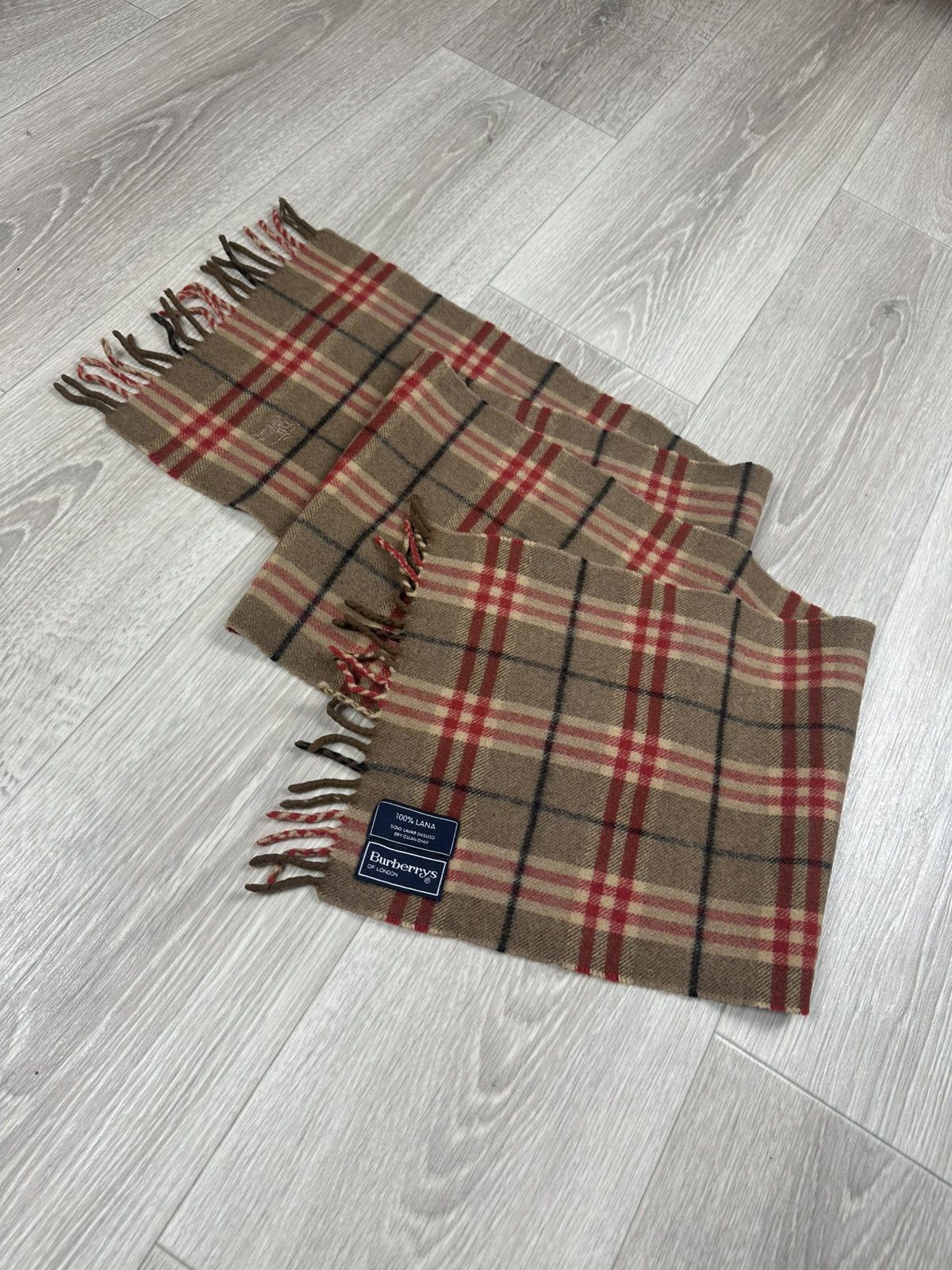 Burberry Vintage Burberry London Lana Wool Scraf Size ONE SIZE - 7 Thumbnail