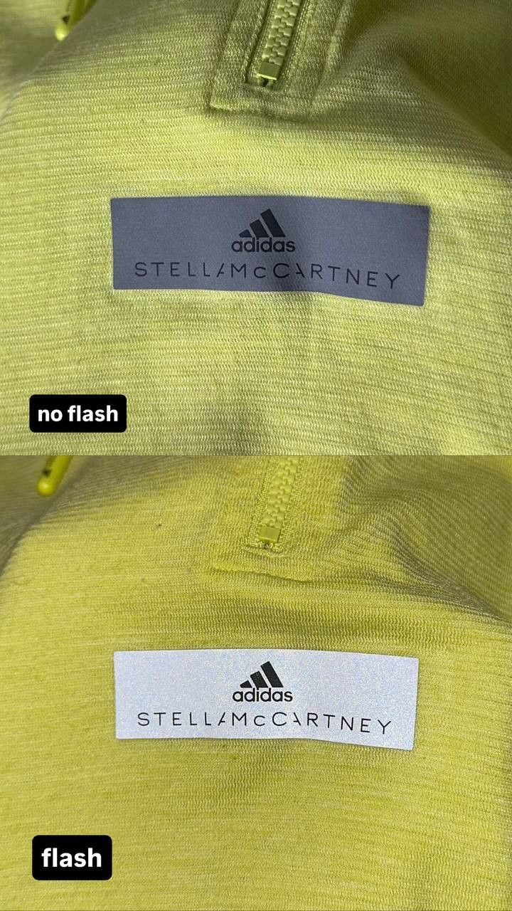 Adidas × Stella McCartney Adidas by Stella McCartney T-shirt 1/2 zip green wool mixed Size S / US 4 / IT 40 - 3 Thumbnail