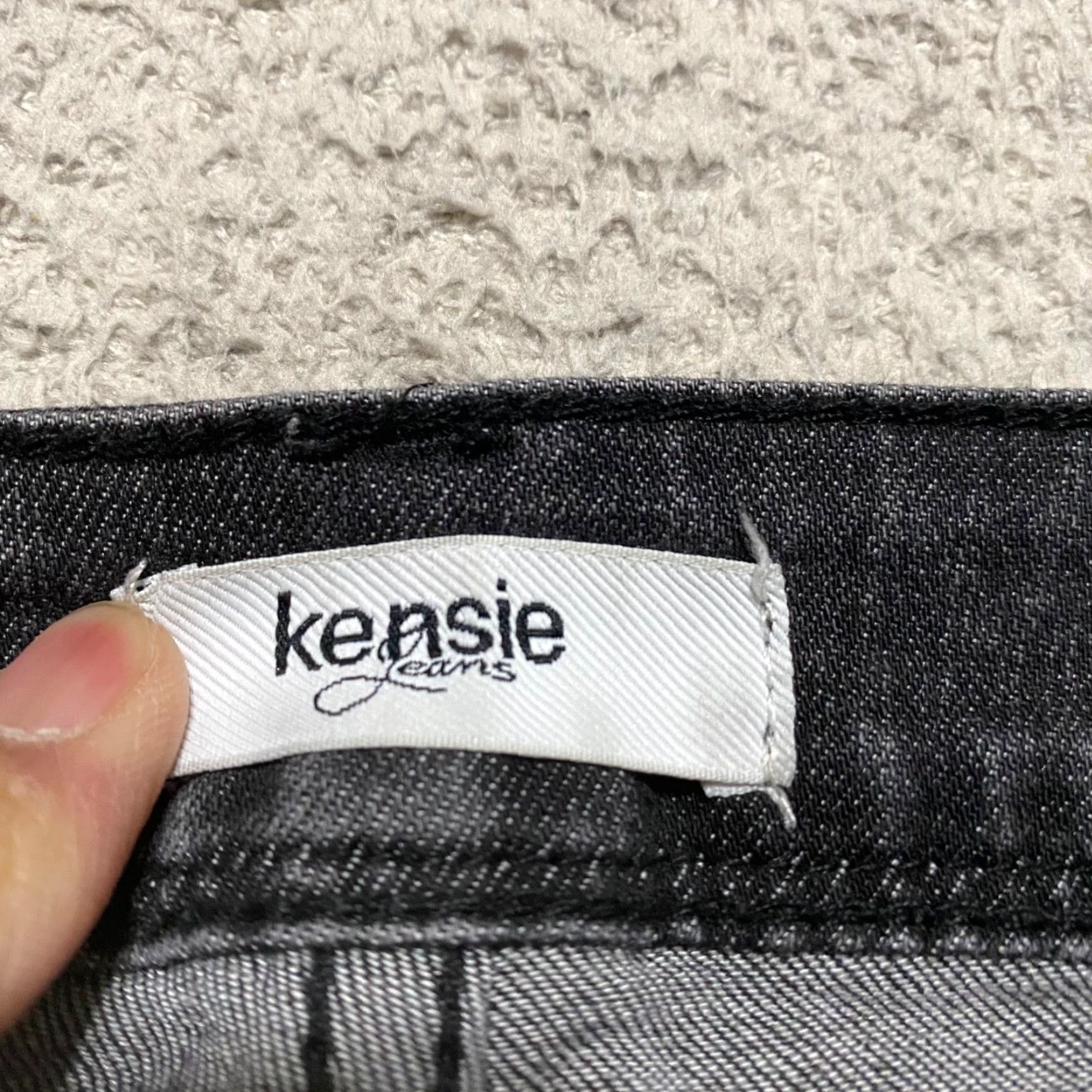 Vintage Kensie Jeans Jeans Gray Medium Wash Mid Rise Ankle Distress 6 Regular Denim Pants Women’s Shirt? Size 28" / US 6 / IT 42 - 3 Thumbnail