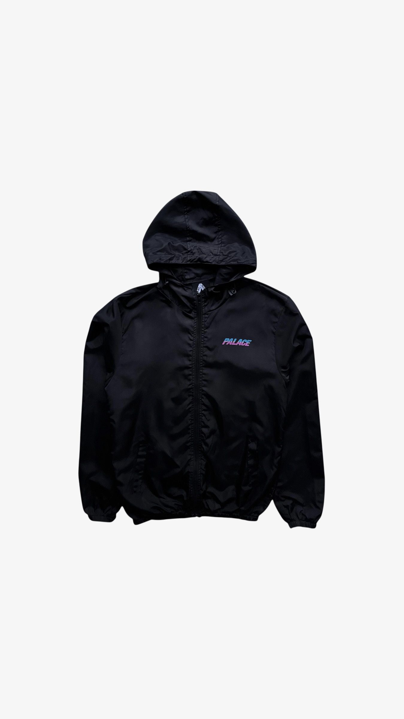 Palace Vintage Y2K Men's Palace Spell Out Print Black Hooded Jacket Size US M / EU 48-50 / 2 - 2 Thumbnail
