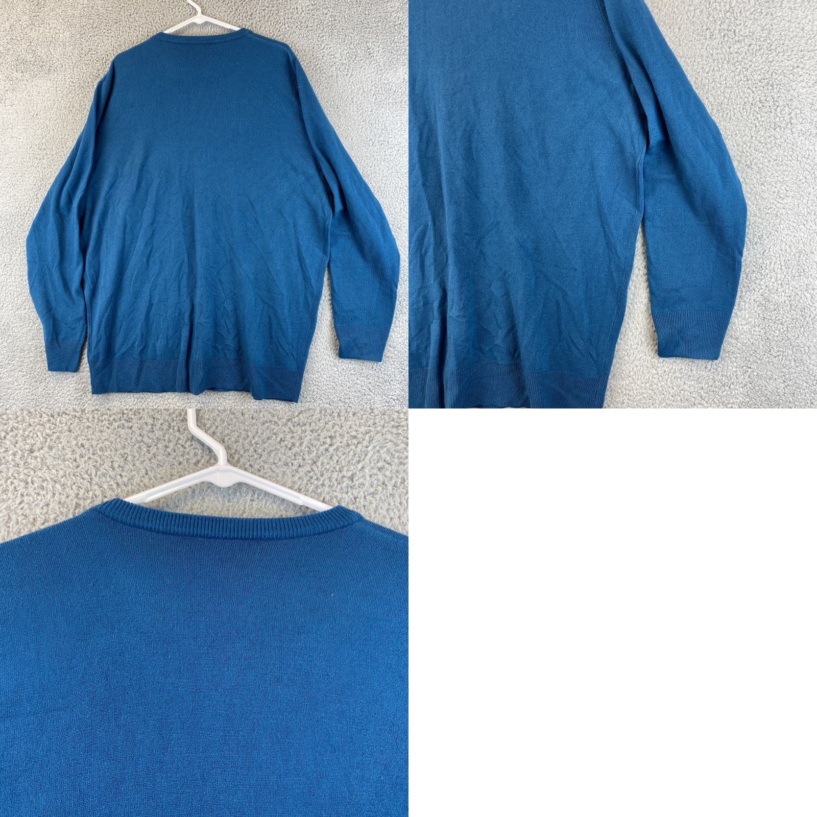 Vintage Tricots St. Raphael Pullover Sweater Men’s 2XL Blue Solid Classic Size US XXL / EU 58 / 5 - 8 Thumbnail