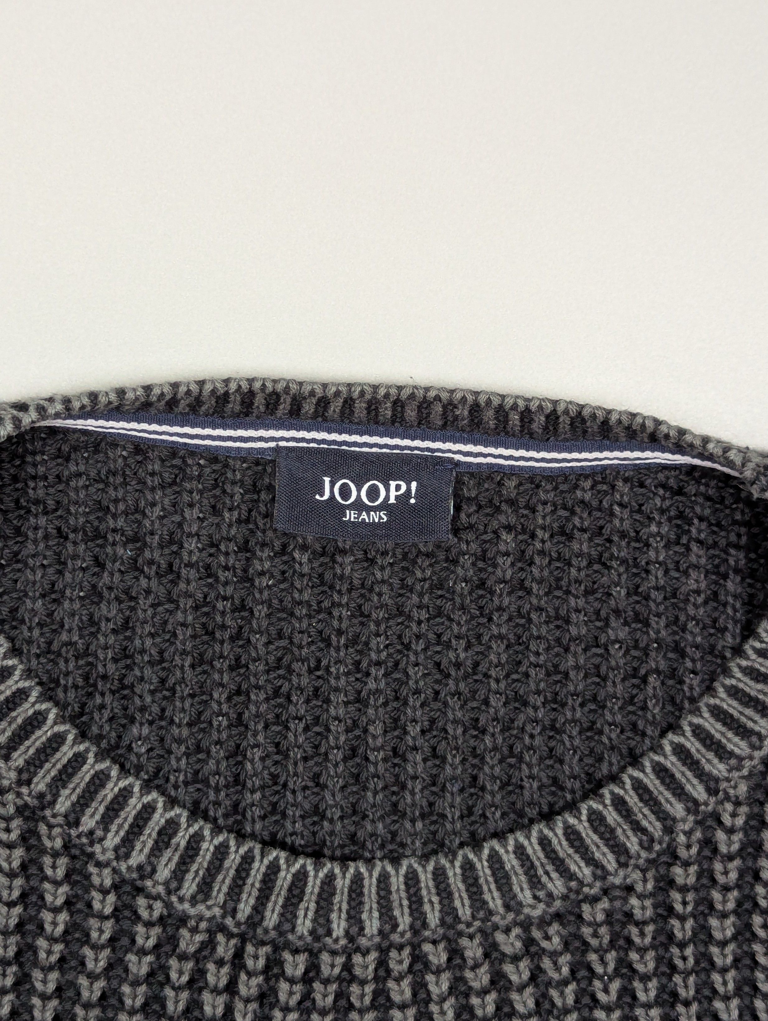 Joop! Joop! VTG Chunky Knit Sweater M Distressed Gray Size US M / EU 48-50 / 2 - 8 Thumbnail
