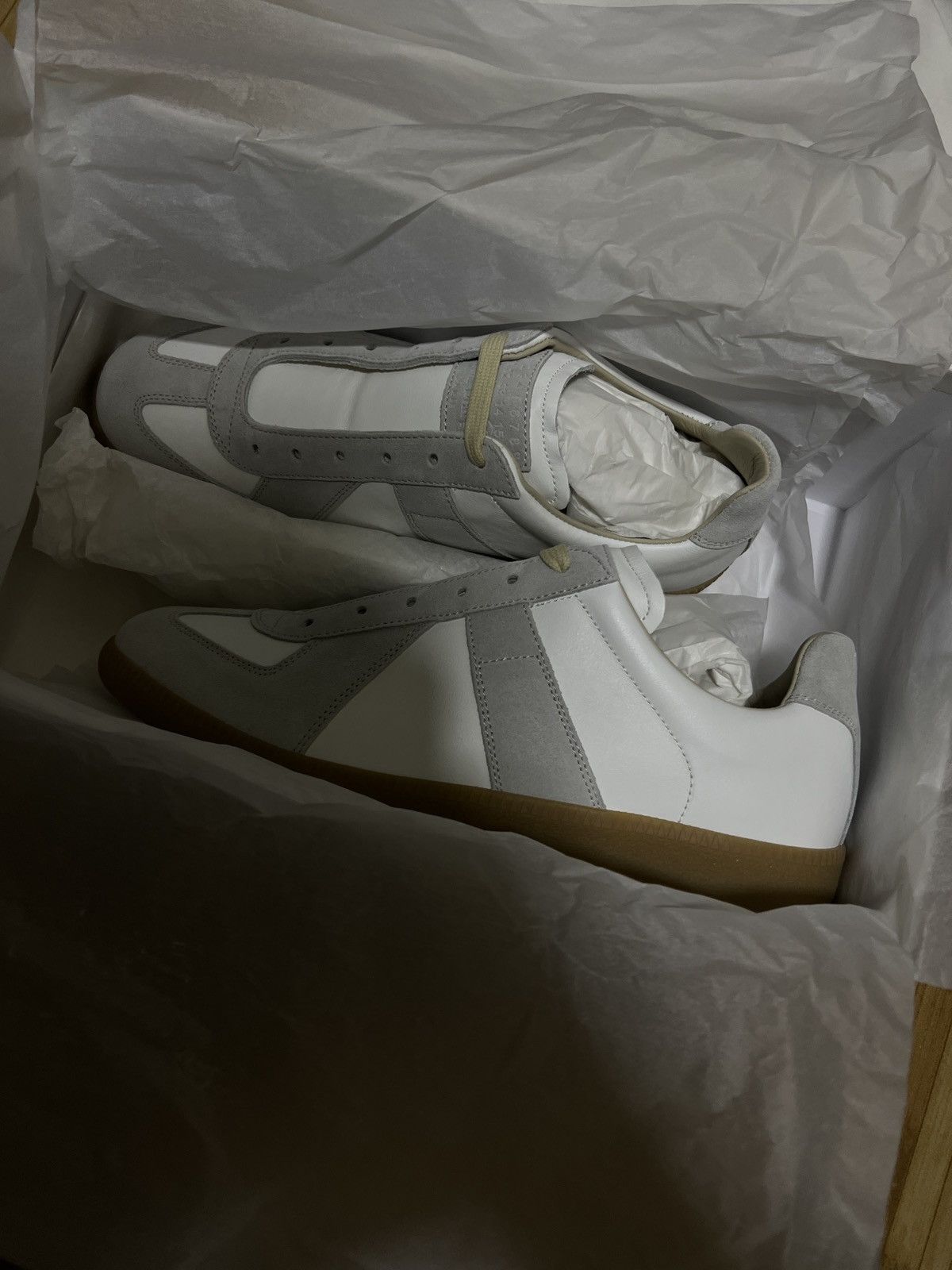 Maison Margiela Maison Margiela Replica OG White GAT Germna Army Trainer Size US 7.5 / EU 40-41 - 4 Thumbnail