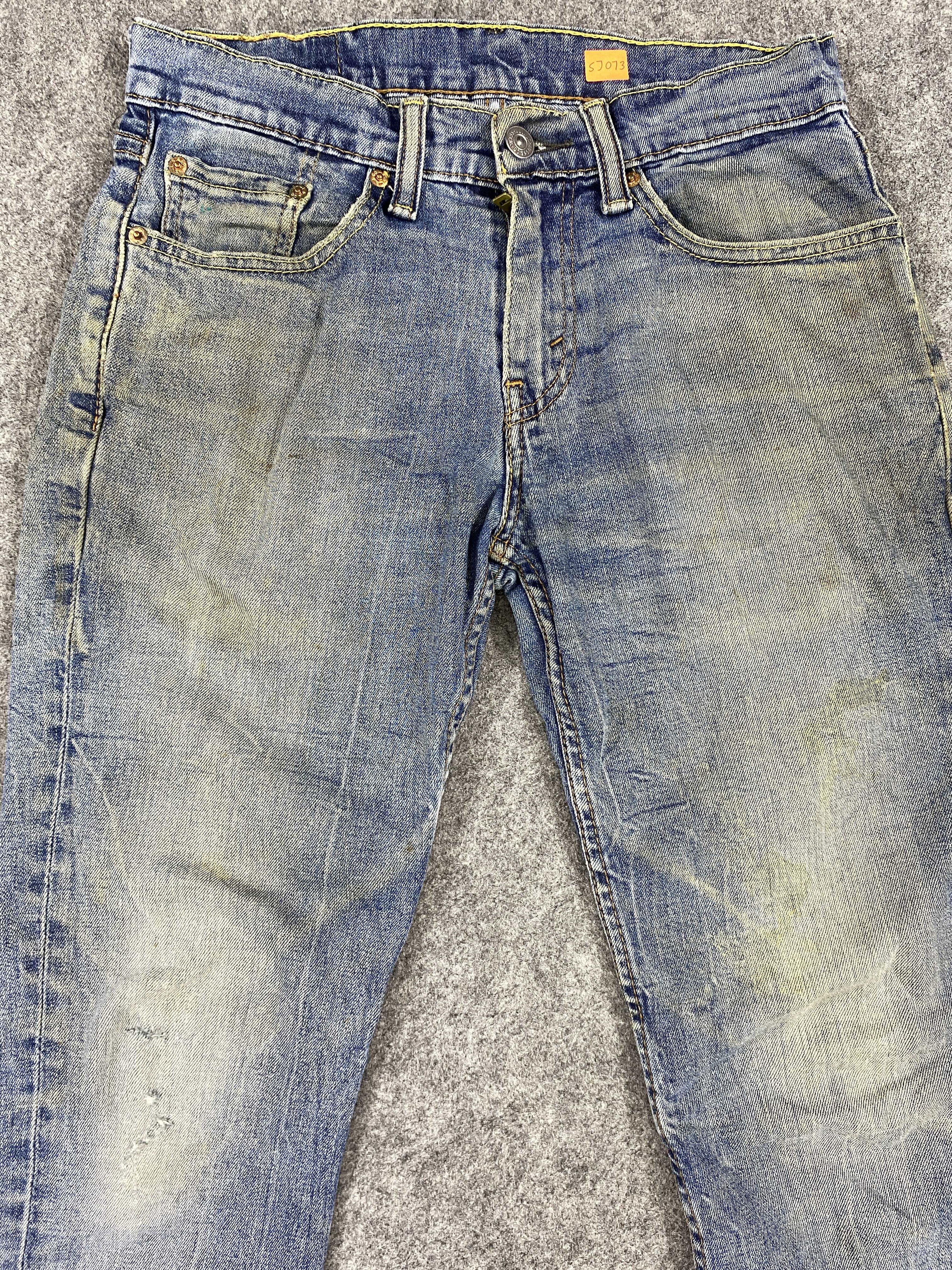 Levi's Dirty Blue Vintage Levi's Jeans 28x28 Denim -SJ073 Size US 28 / EU 44 - 3 Thumbnail